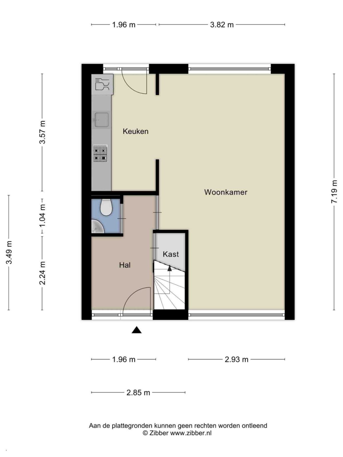Tarwelaan 43 plattegrond