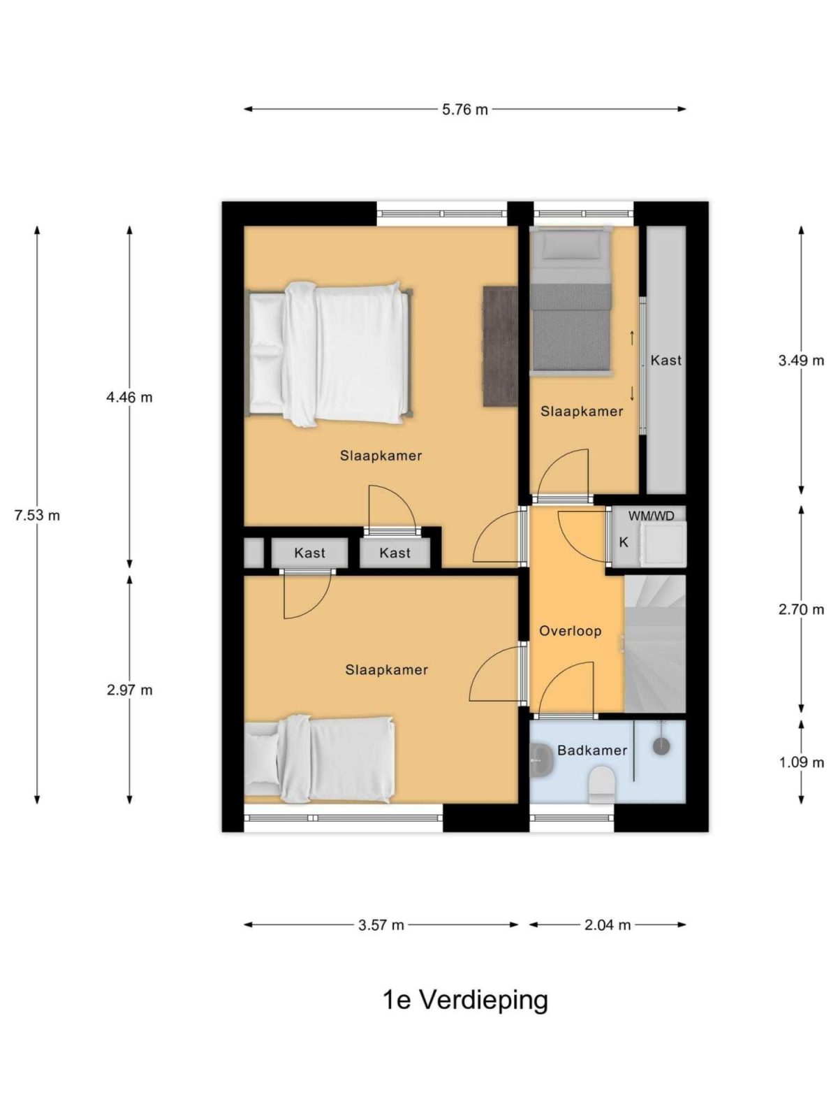 Hectorlaan 28 plattegrond 2