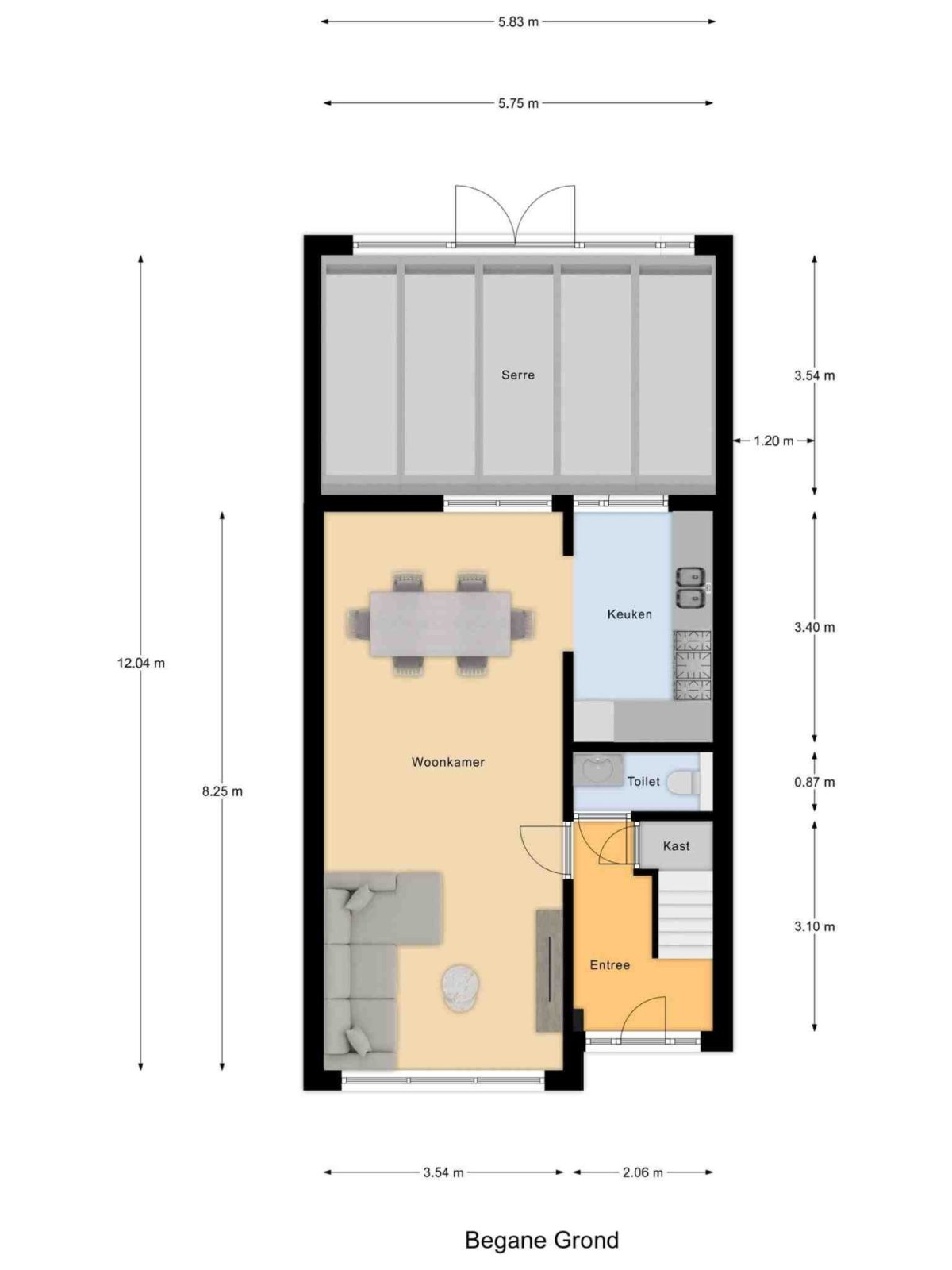 Hectorlaan 28 plattegrond
