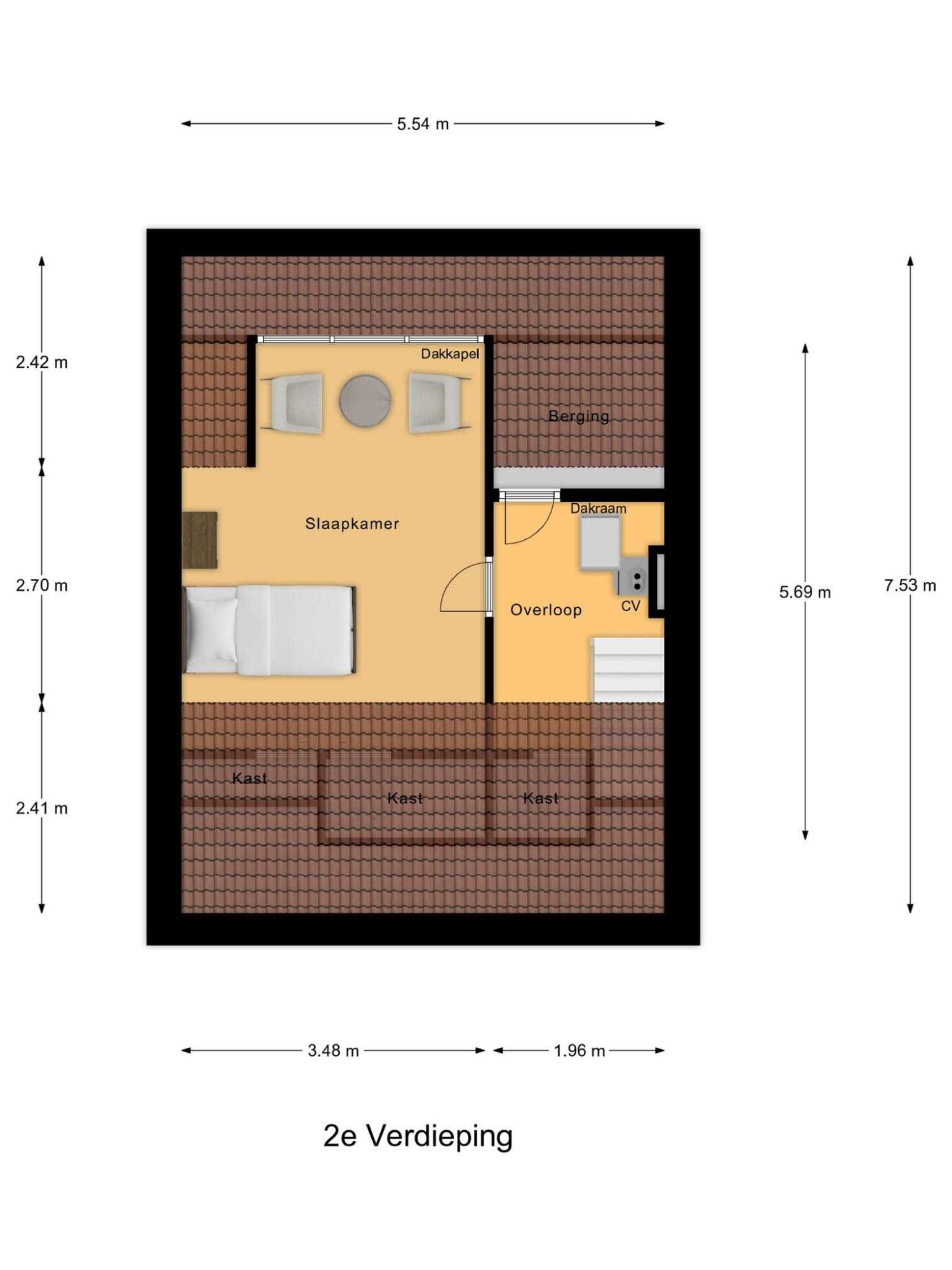 Hectorlaan 28 plattegrond 3