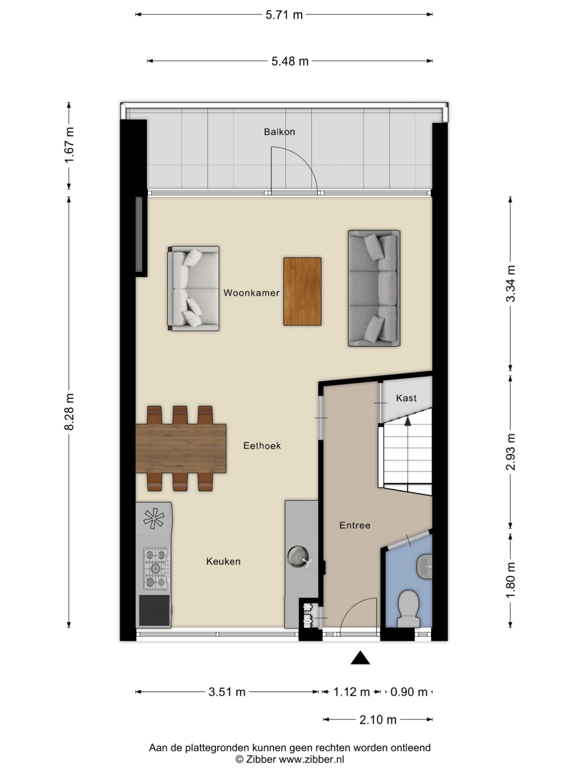 De Klerklaan 20 plattegrond