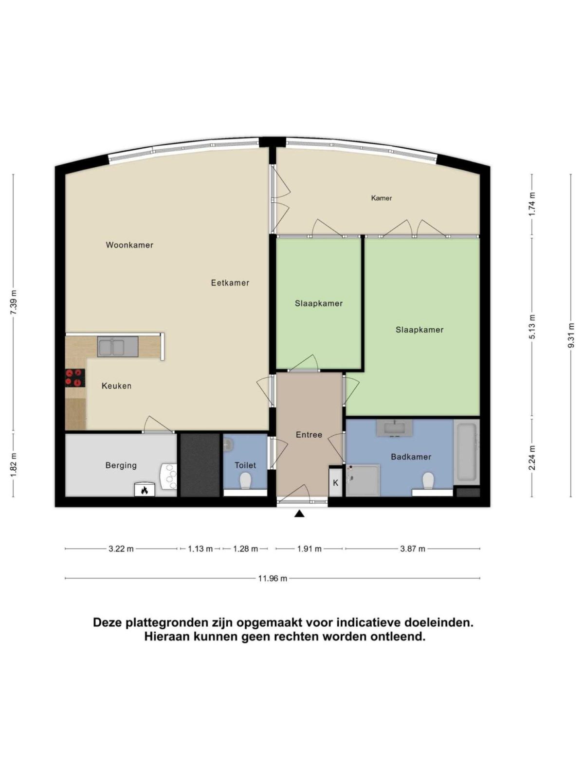 Ds Theodor Fliednerstraat 213 plattegrond