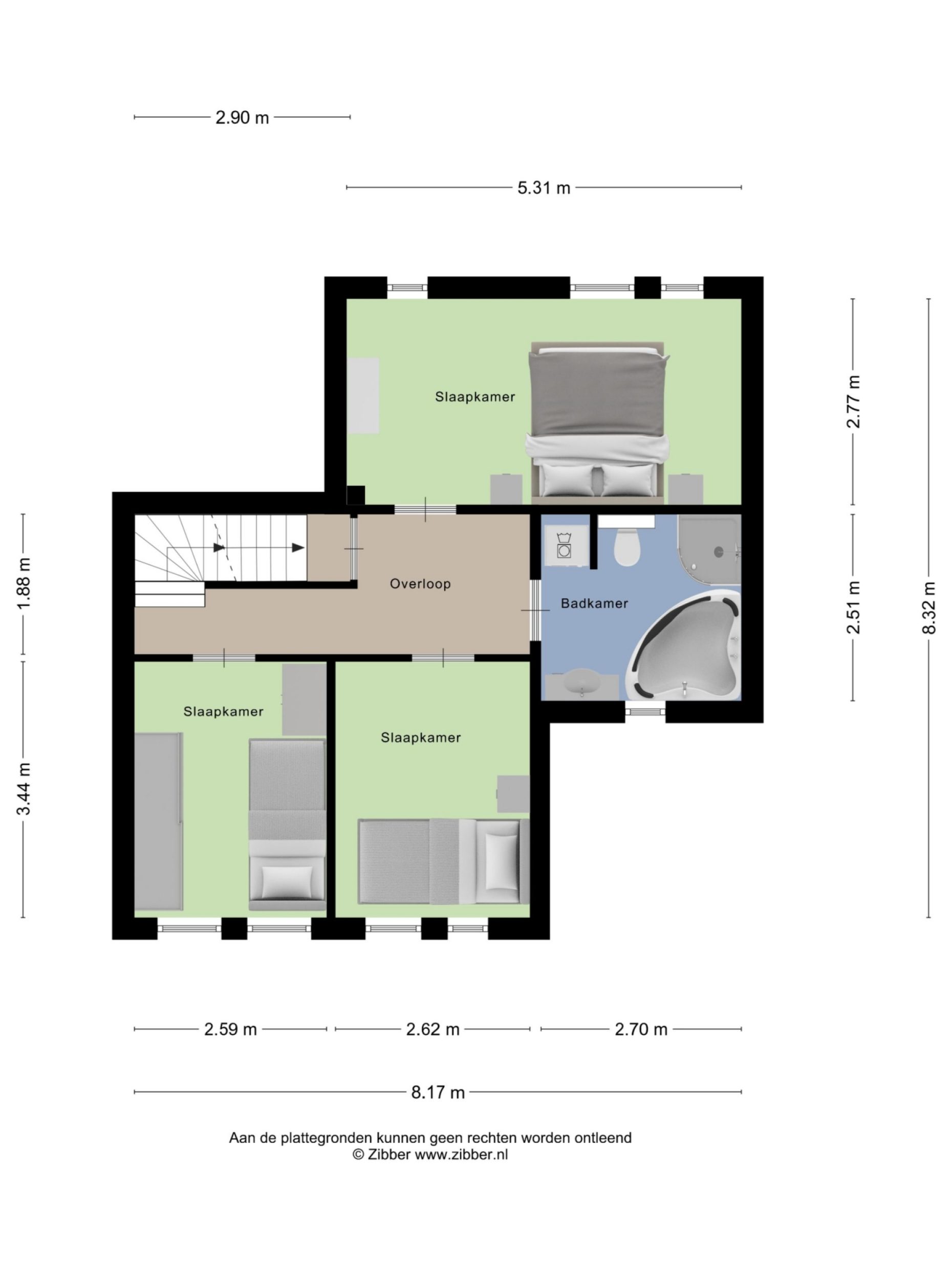 Cherbourglaan 22 plattegrond 3
