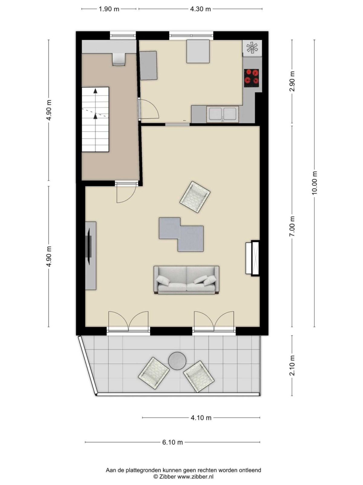 Hoofdstraat 22 plattegrond 3