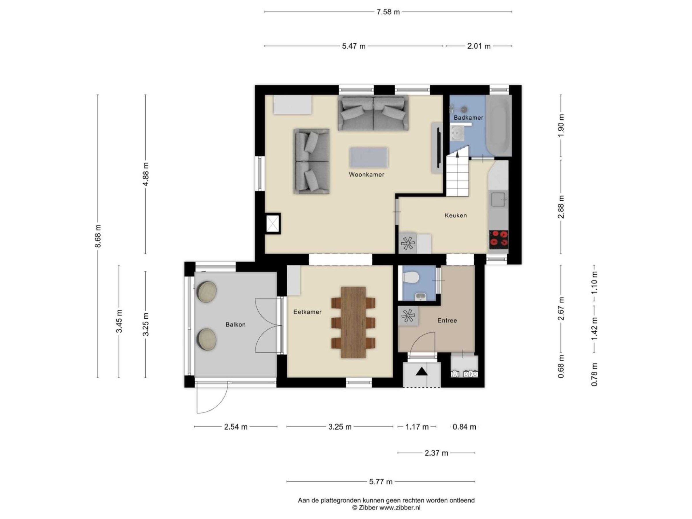 Hoge Maasdijk 44 plattegrond 3