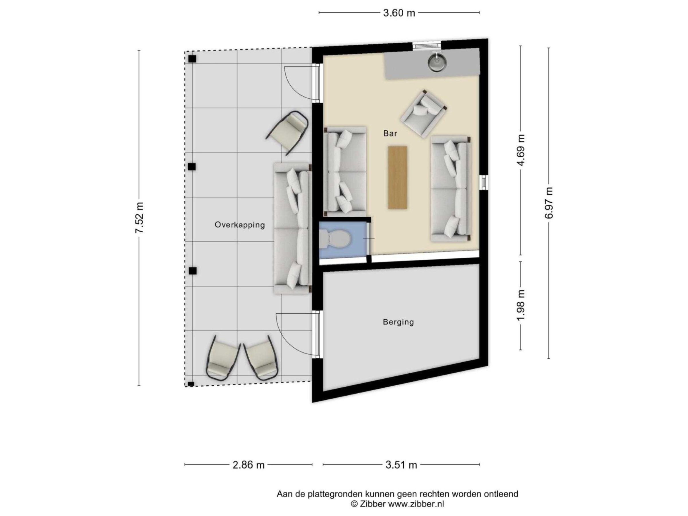 Hoge Maasdijk 44 plattegrond