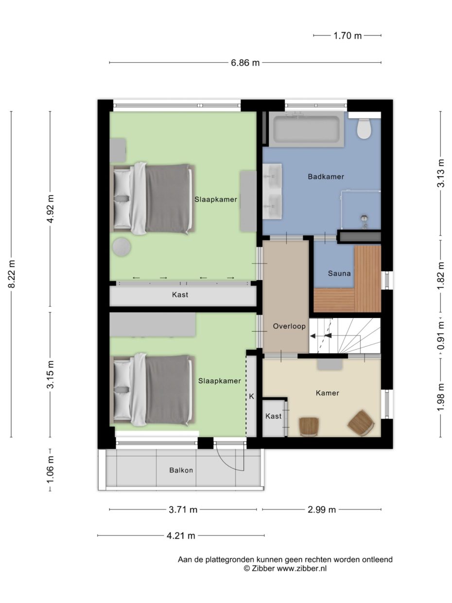 Roelantlaan 14 plattegrond 3