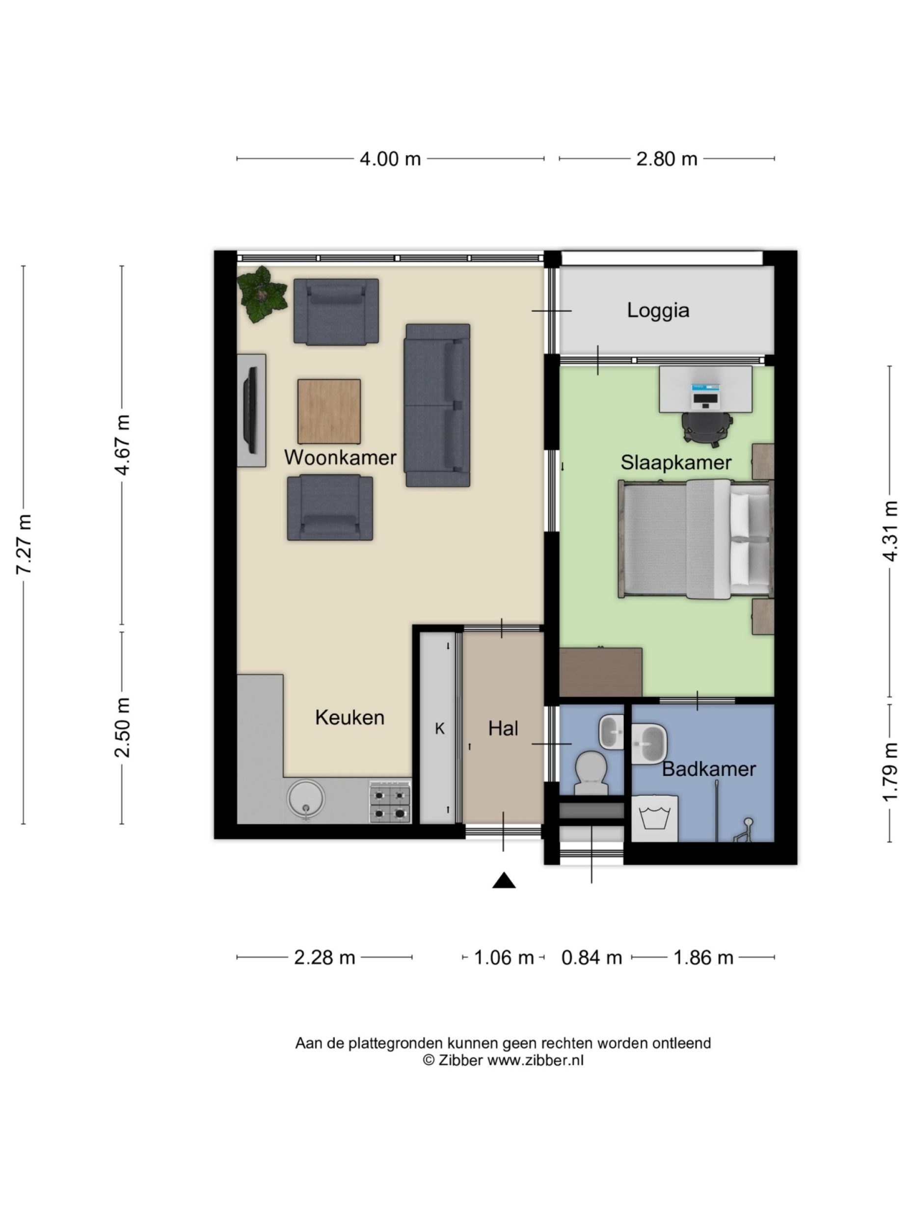 Penelopestraat 73 plattegrond