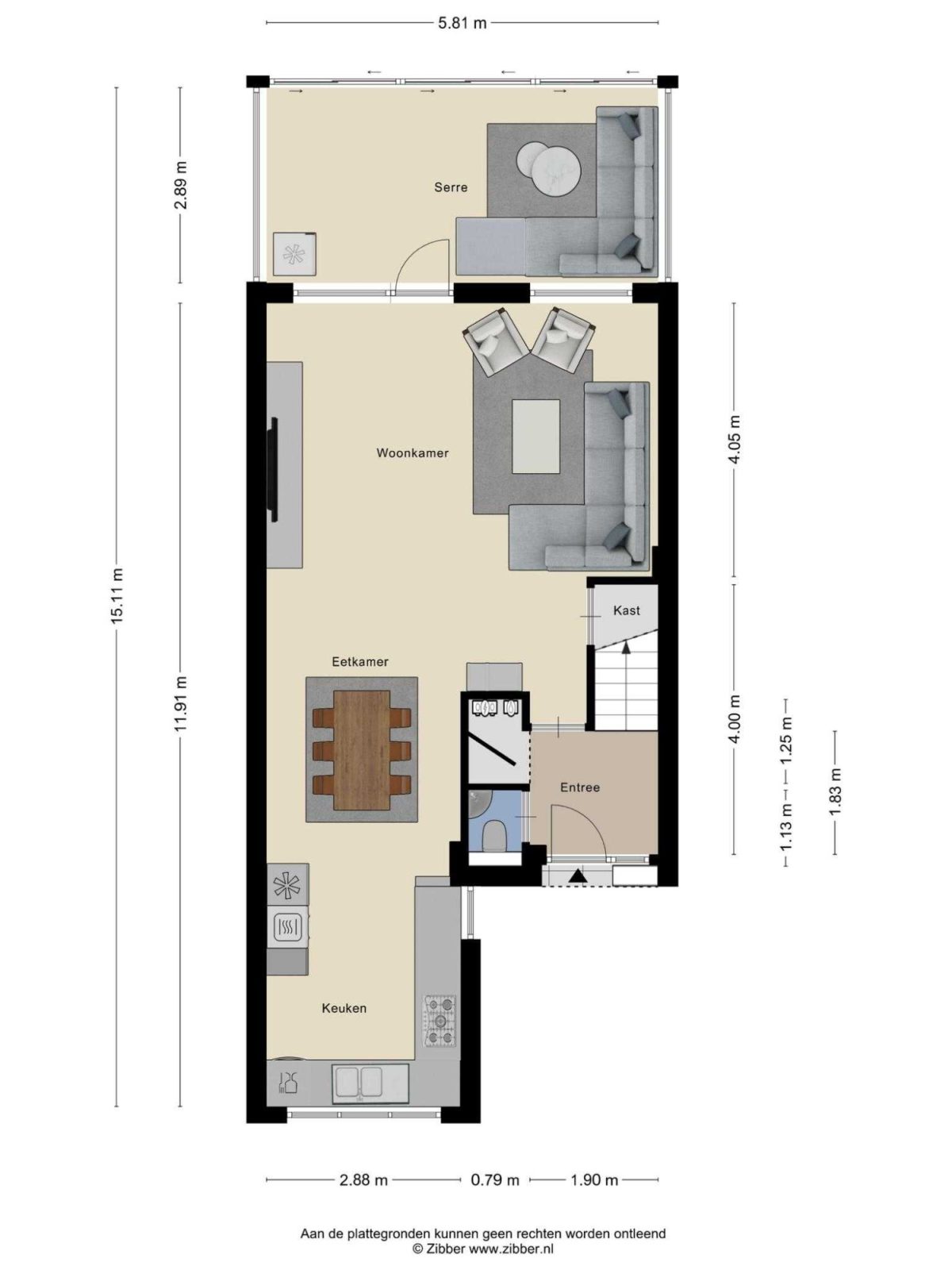 Generaal Linckerslaan 23 plattegrond