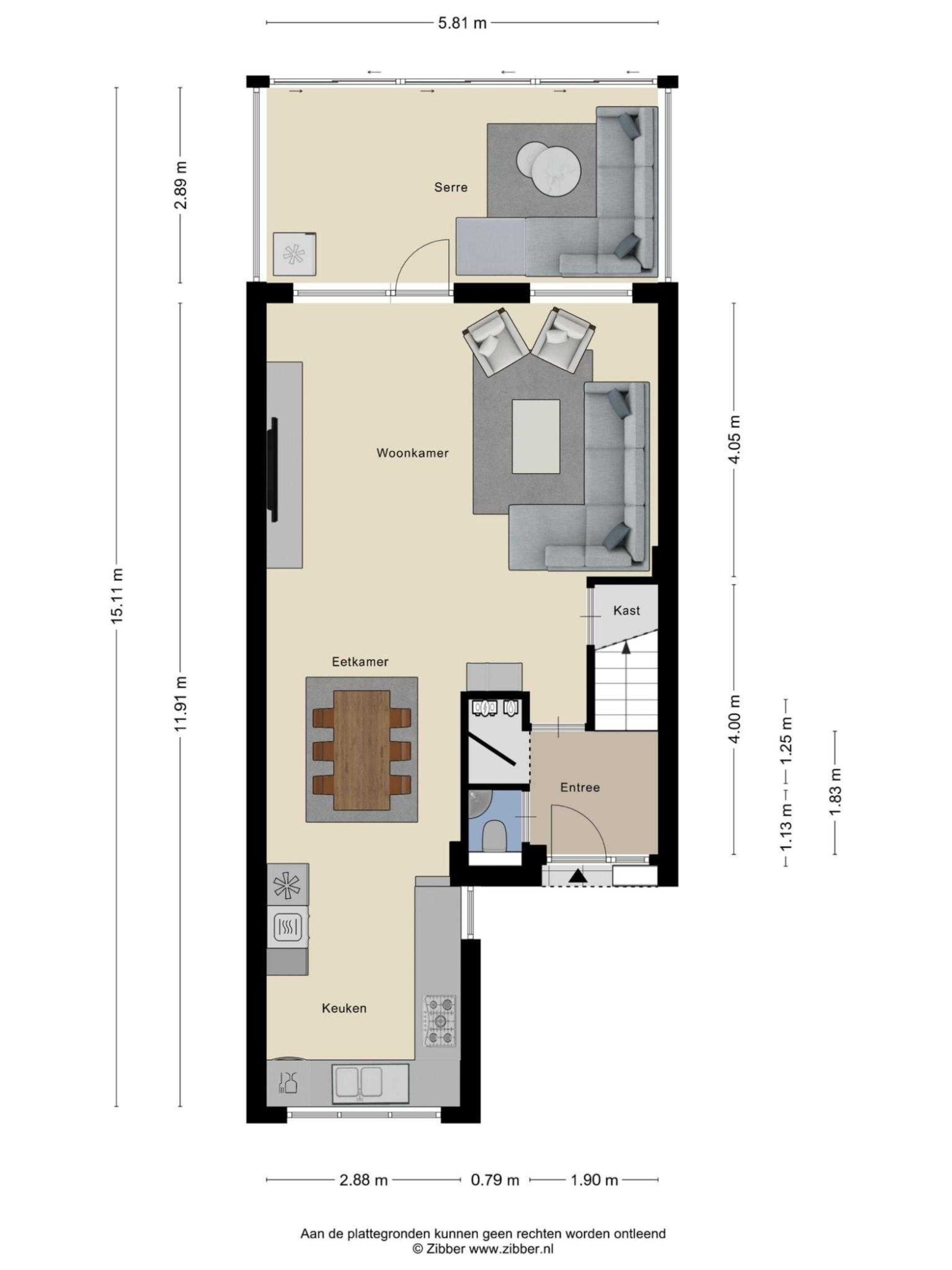 Generaal Linckerslaan 23 plattegrond