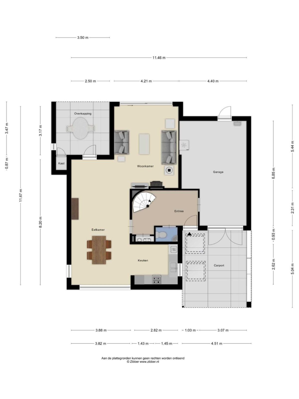Canopuslaan 3 plattegrond