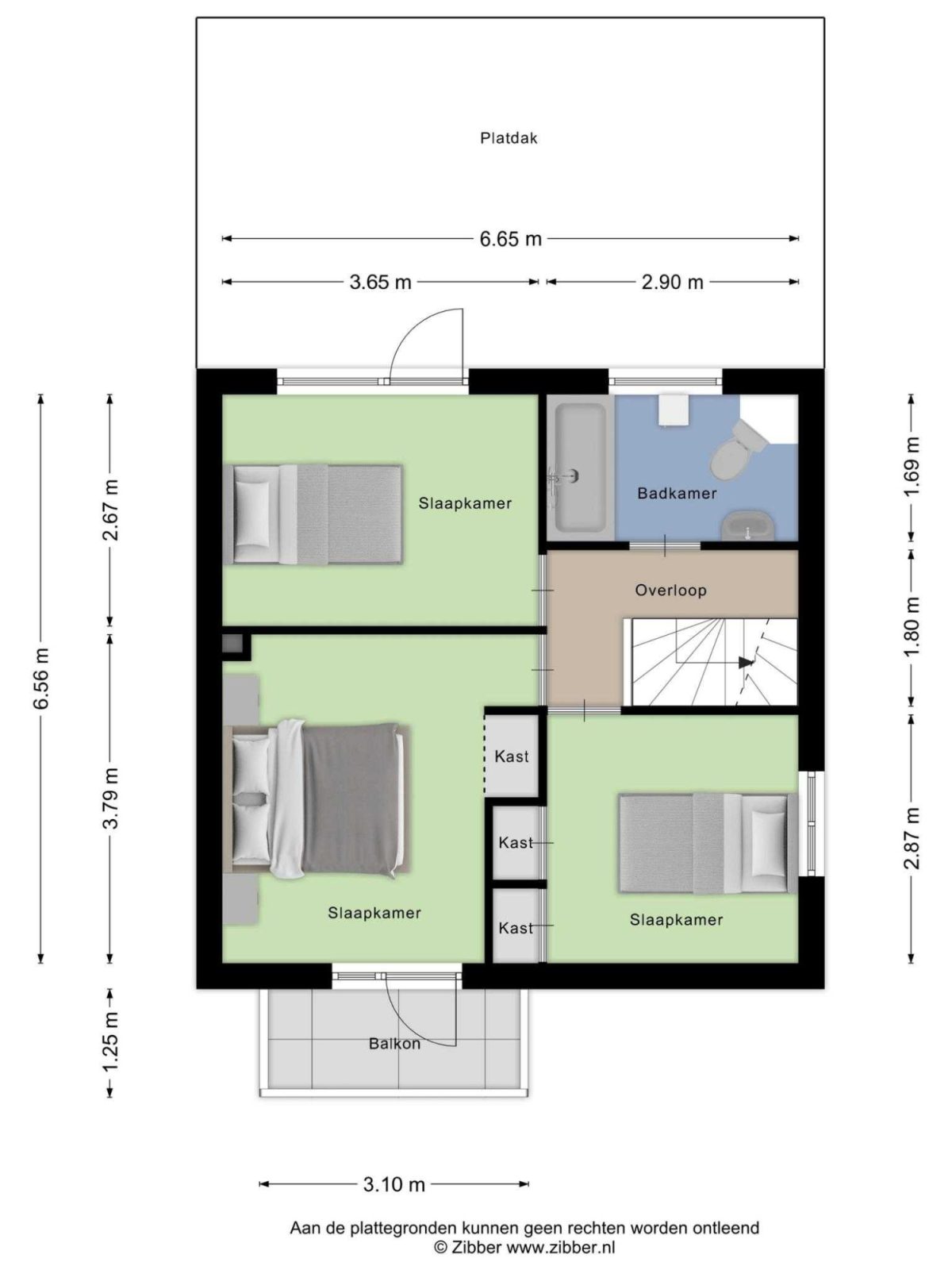 Burgemeester Mostermanslaan 3 plattegrond 3