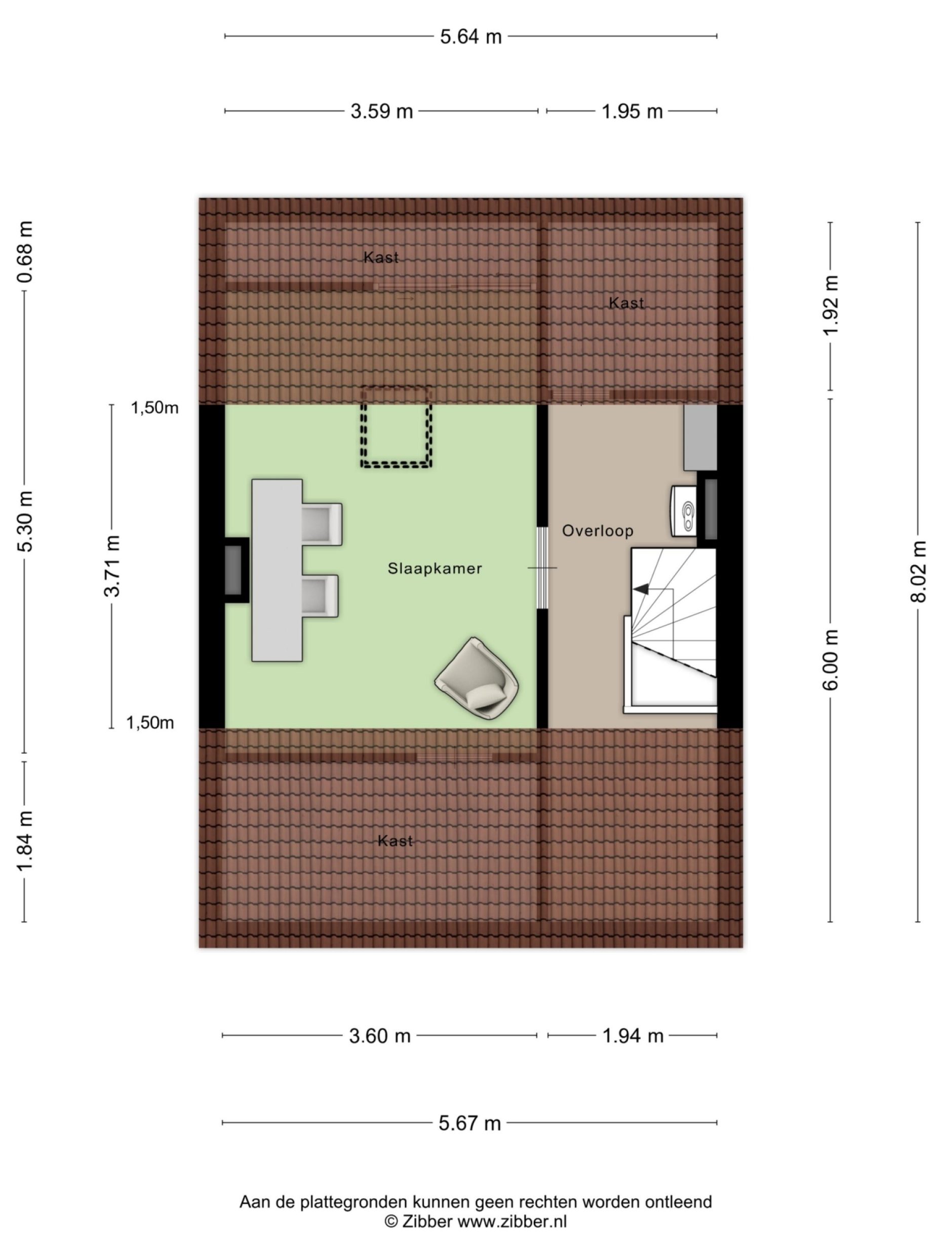 Beverweg 21 plattegrond 4