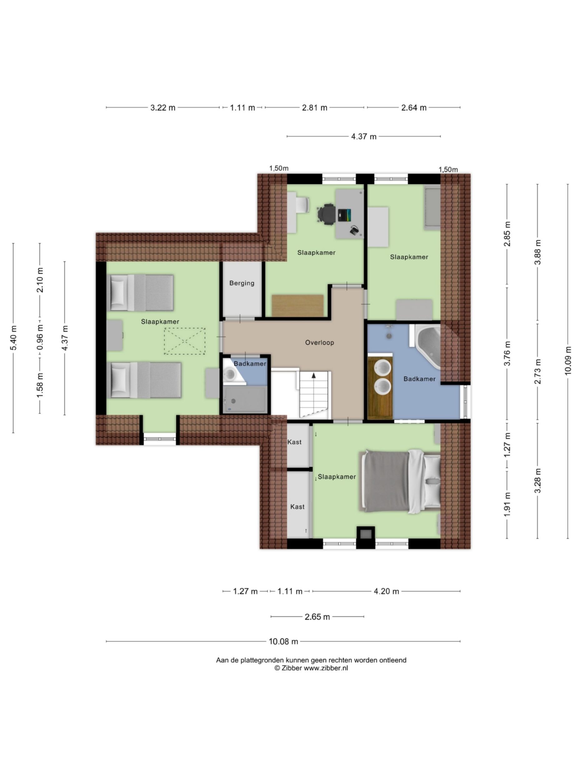Fréjushof 8 plattegrond 2