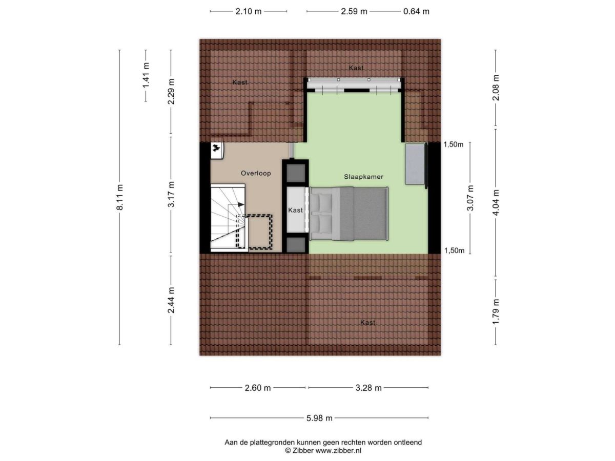 Jan van Eyckgracht 111 plattegrond 4