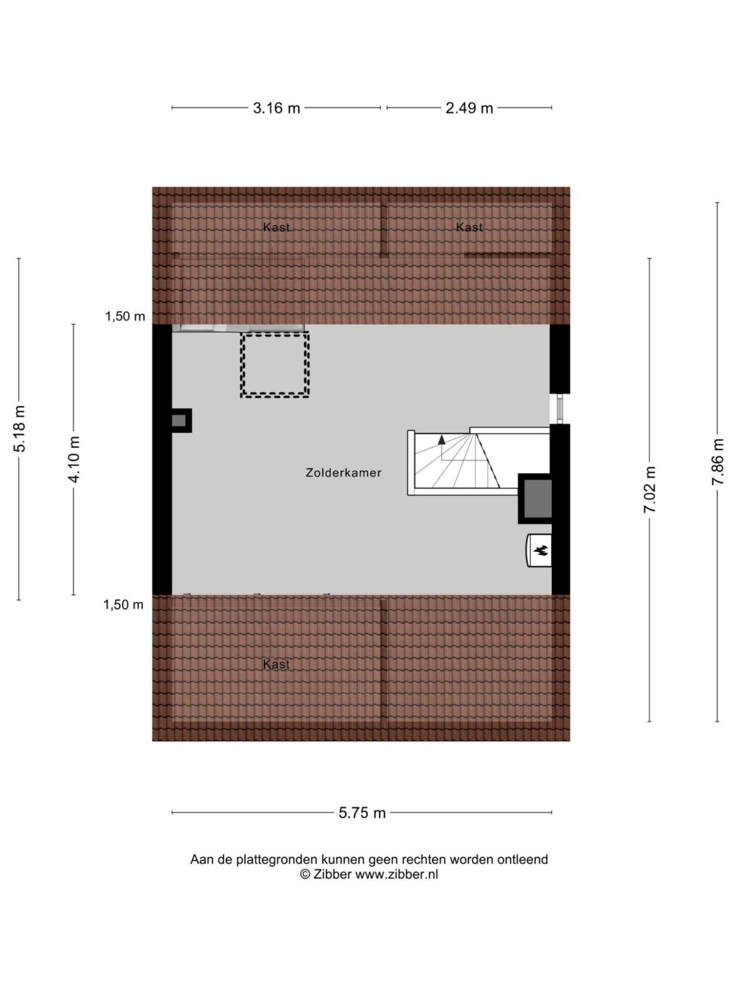 Aalkensland 18 plattegrond 3
