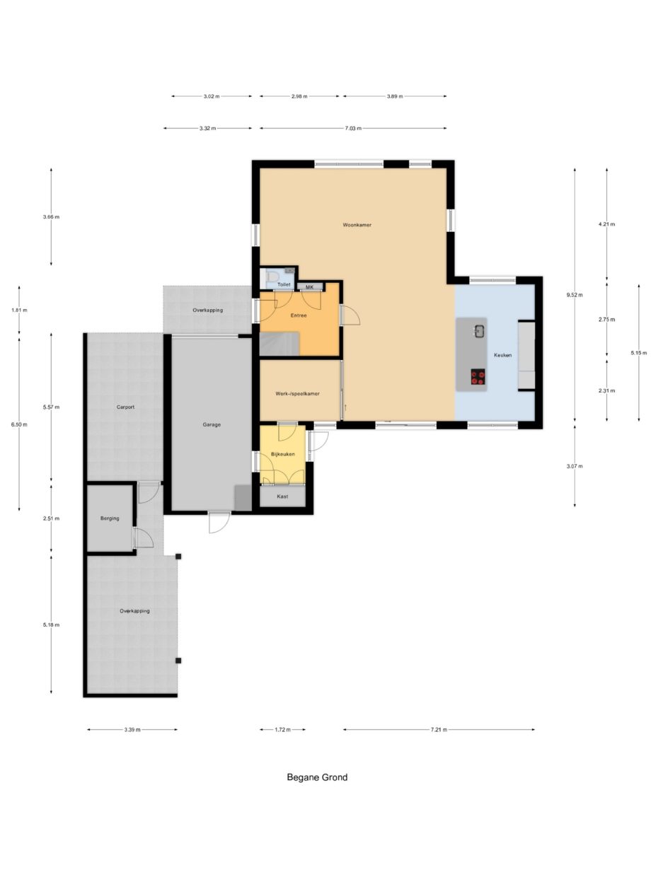 Oudenstein 9 plattegrond