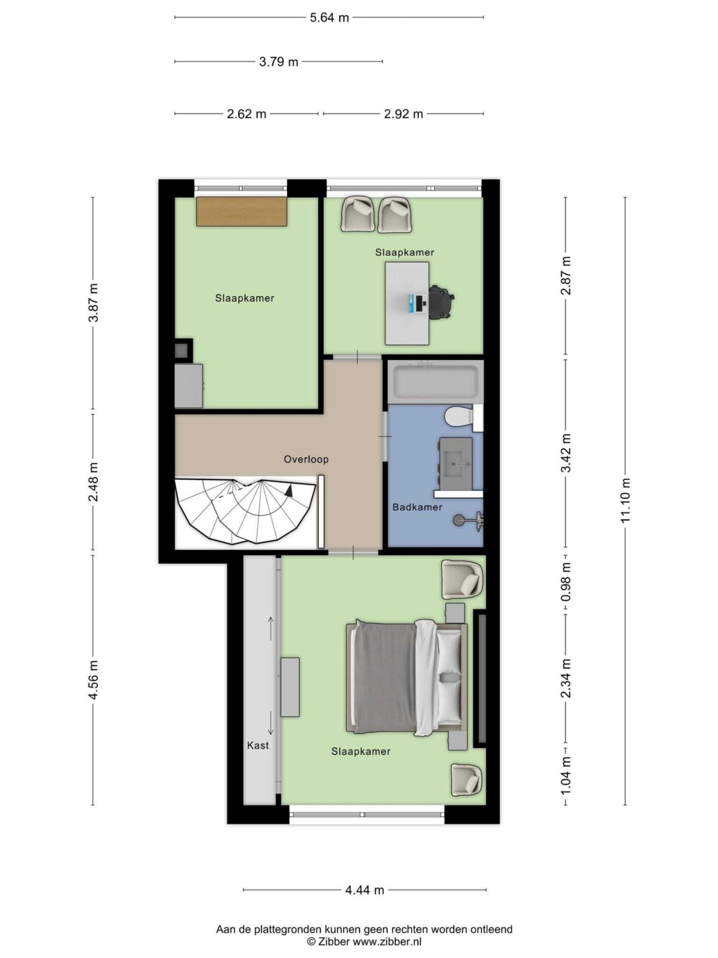 Van Erpstraat 56 plattegrond 2