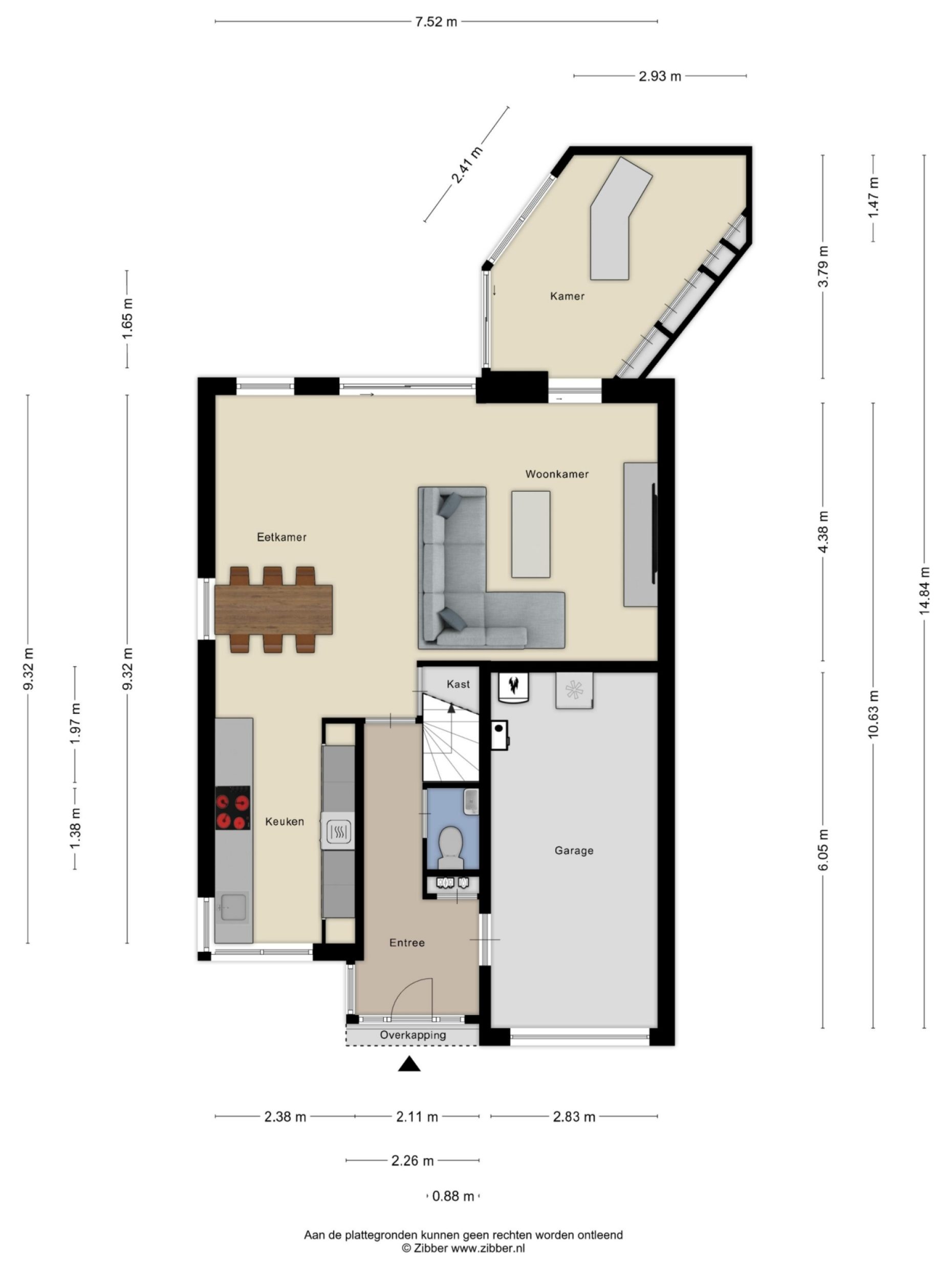 Roodkapje 25 plattegrond