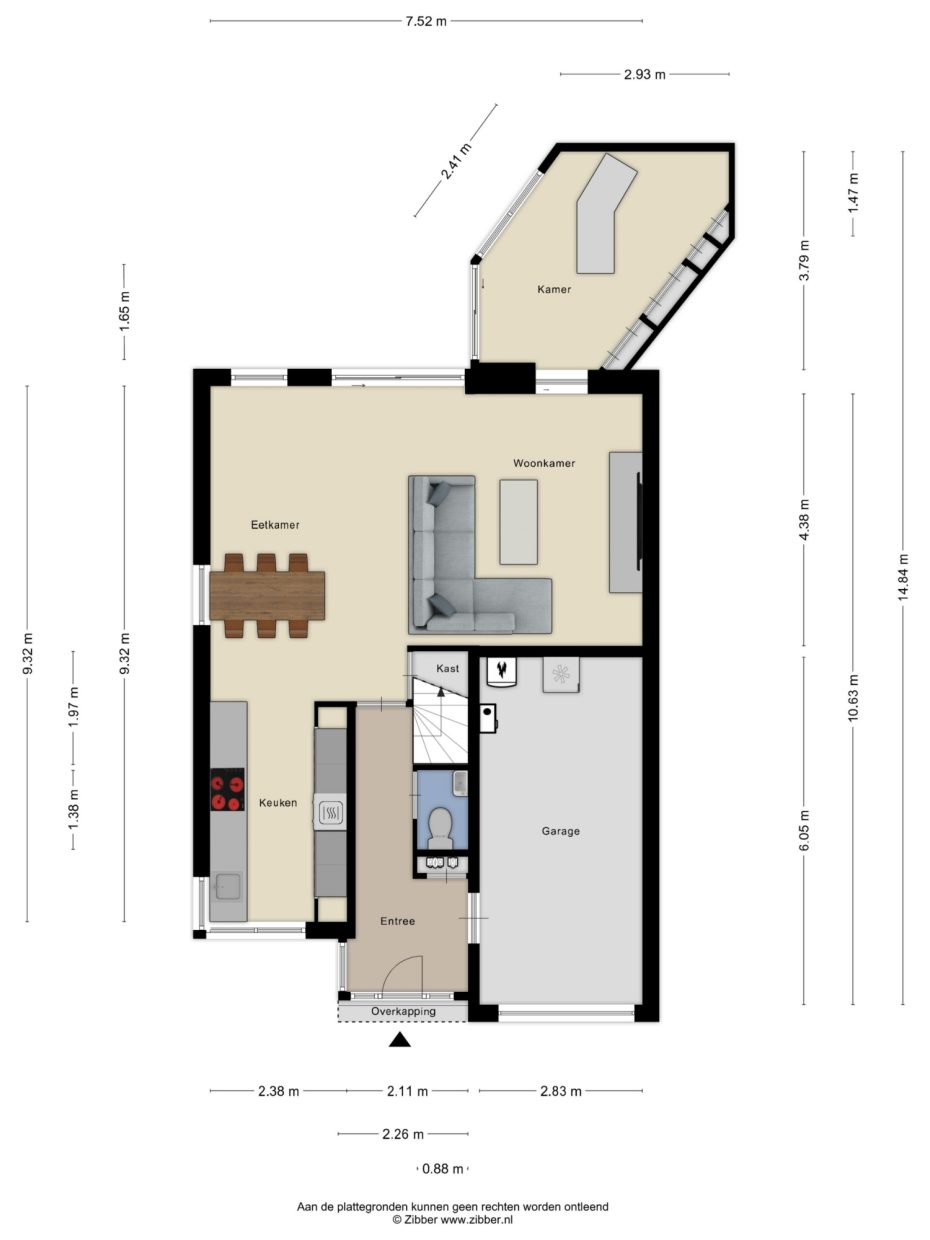Roodkapje 25 plattegrond