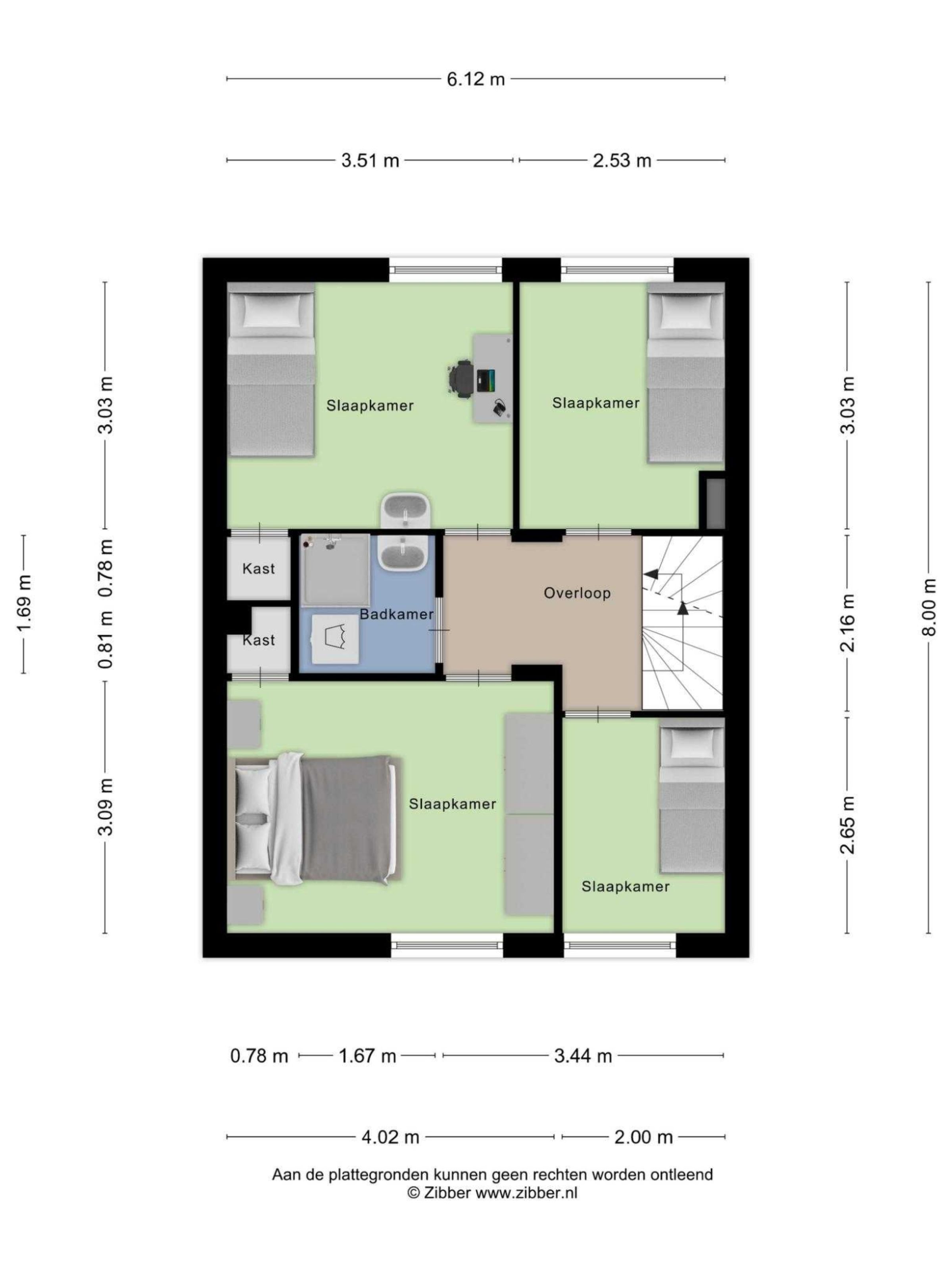 Kleine Beerpad 11 plattegrond 2