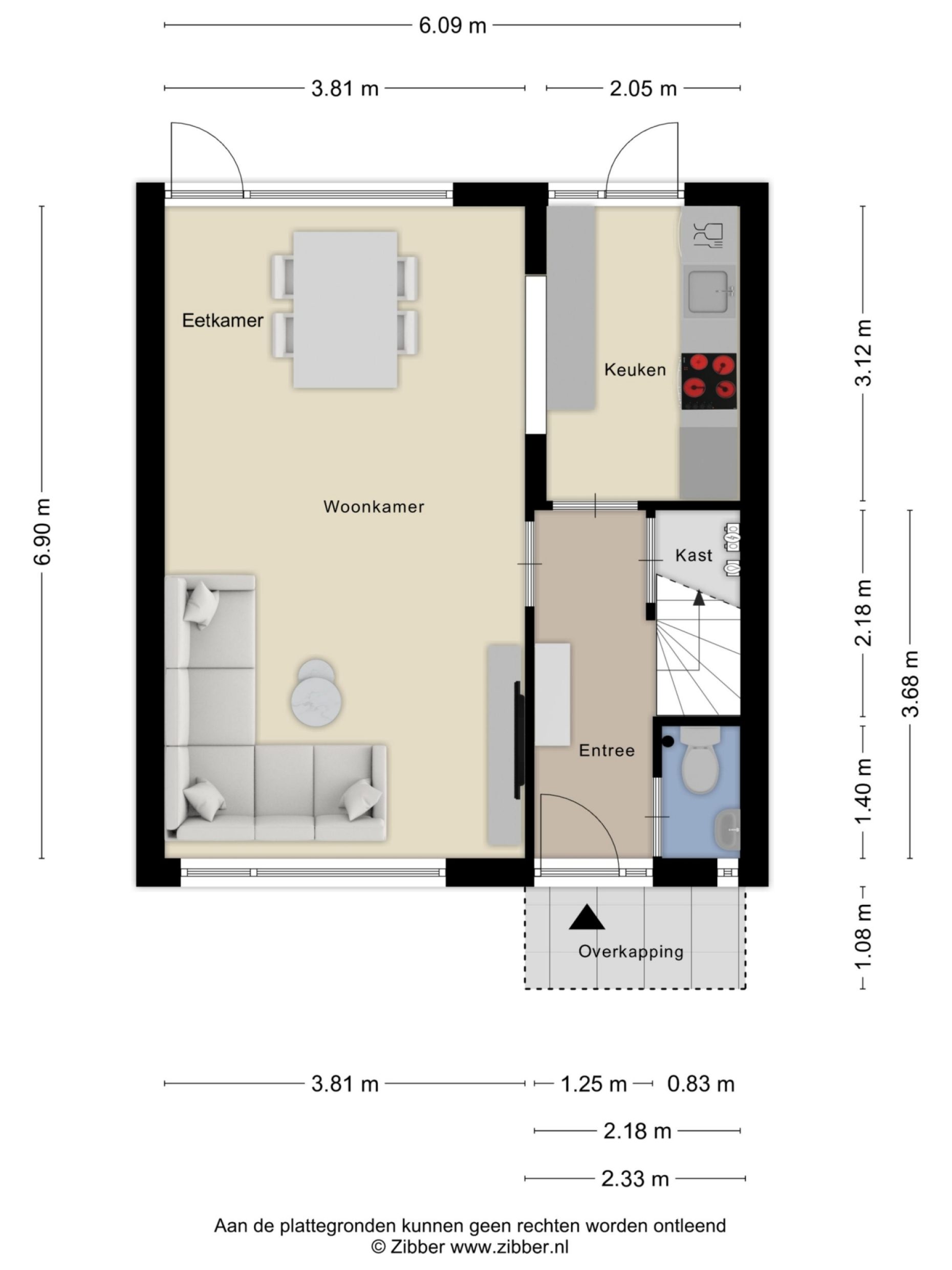 Weegschaalstraat 24 plattegrond