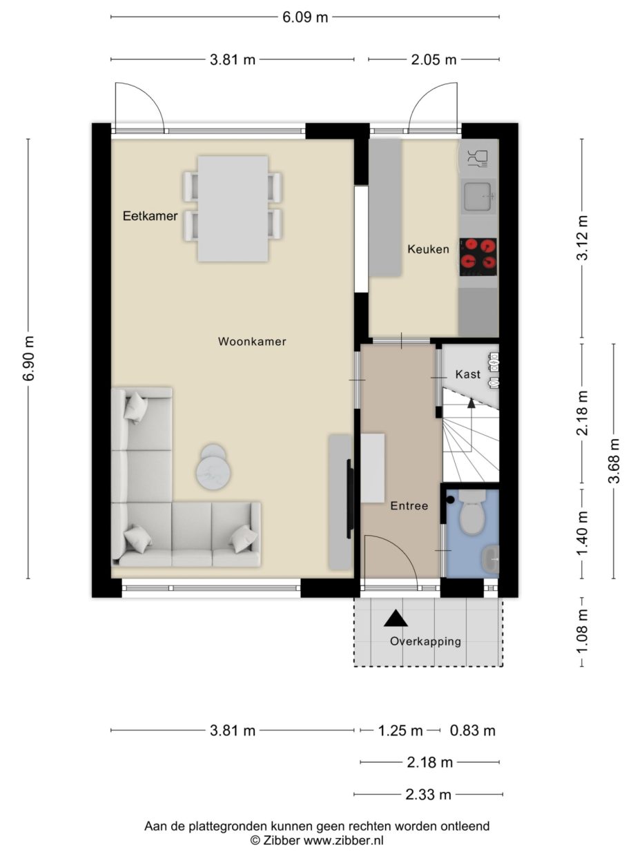 Weegschaalstraat 24 plattegrond