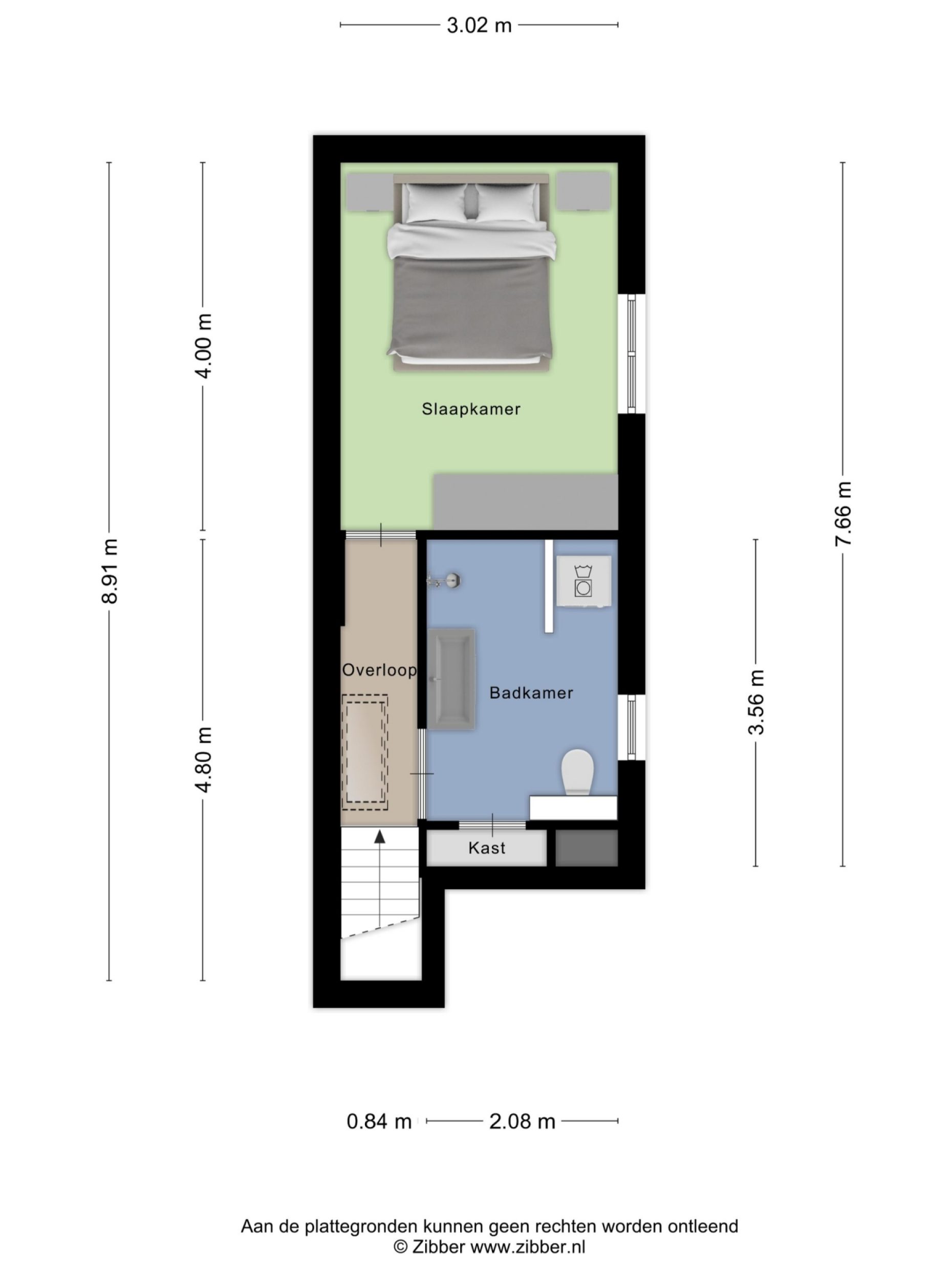 St Rochusstraat 12 plattegrond 2