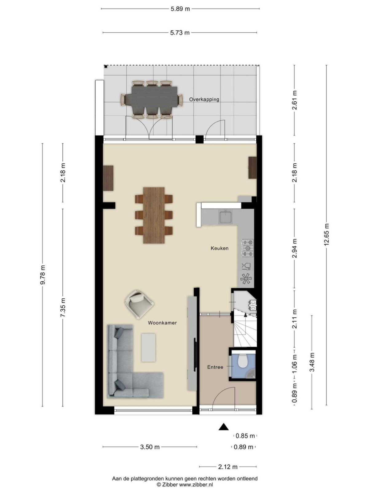 Generaal van Dedemlaan 3 plattegrond