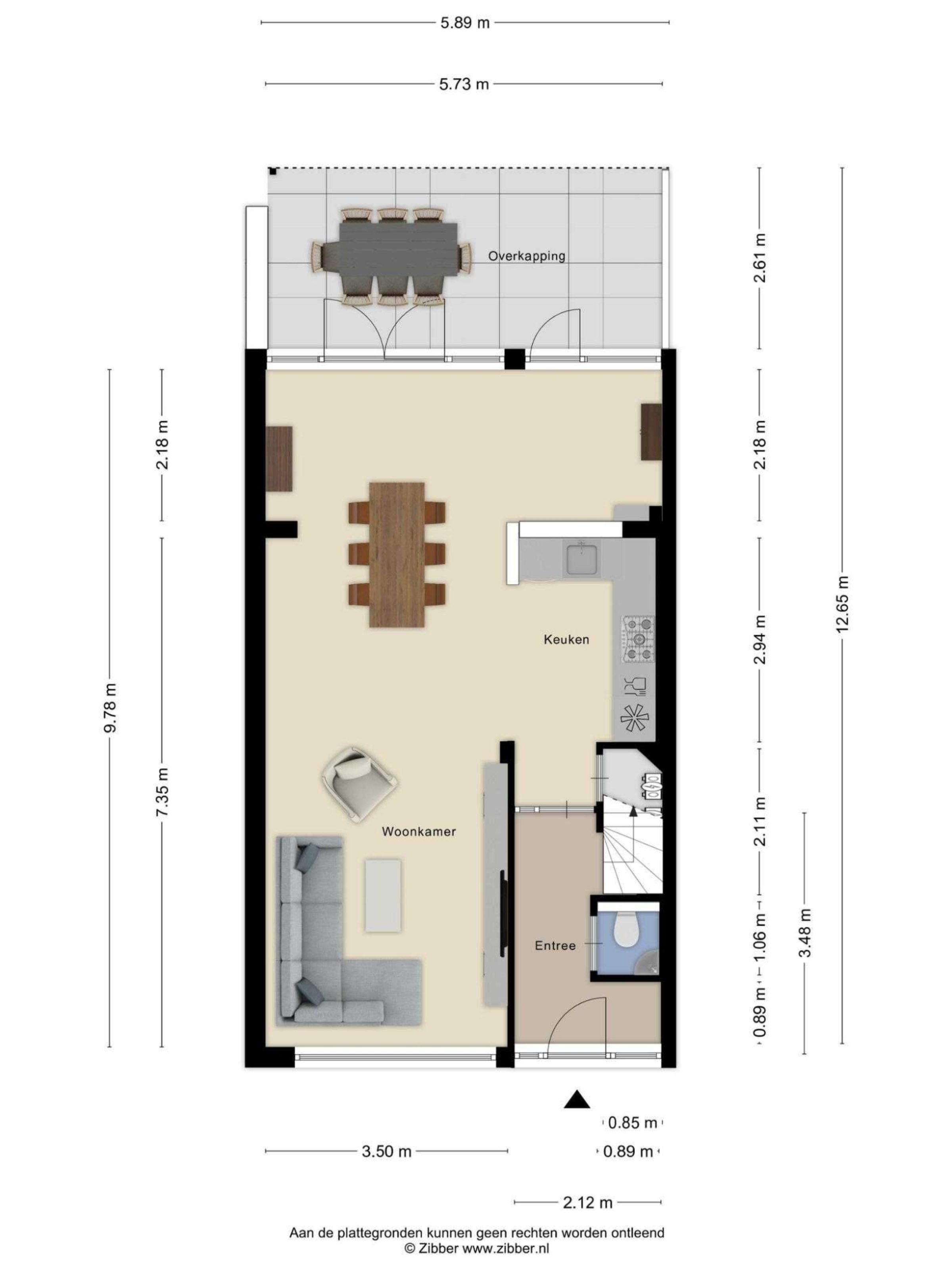 Generaal van Dedemlaan 3 plattegrond