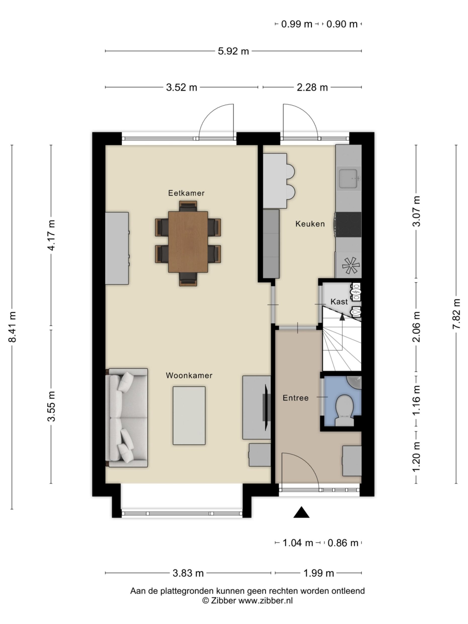 Heeghtakker 9 plattegrond