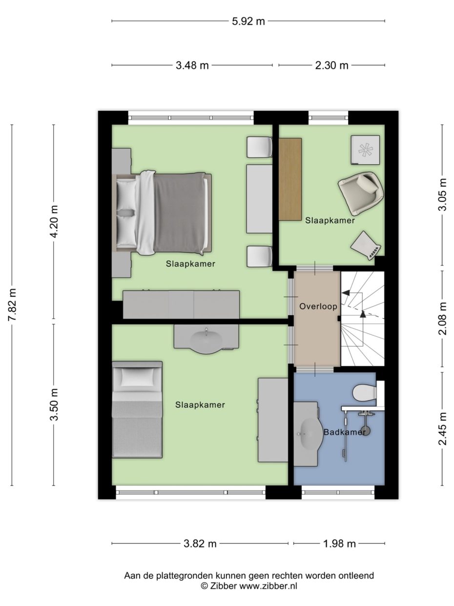 Heeghtakker 9 plattegrond 3