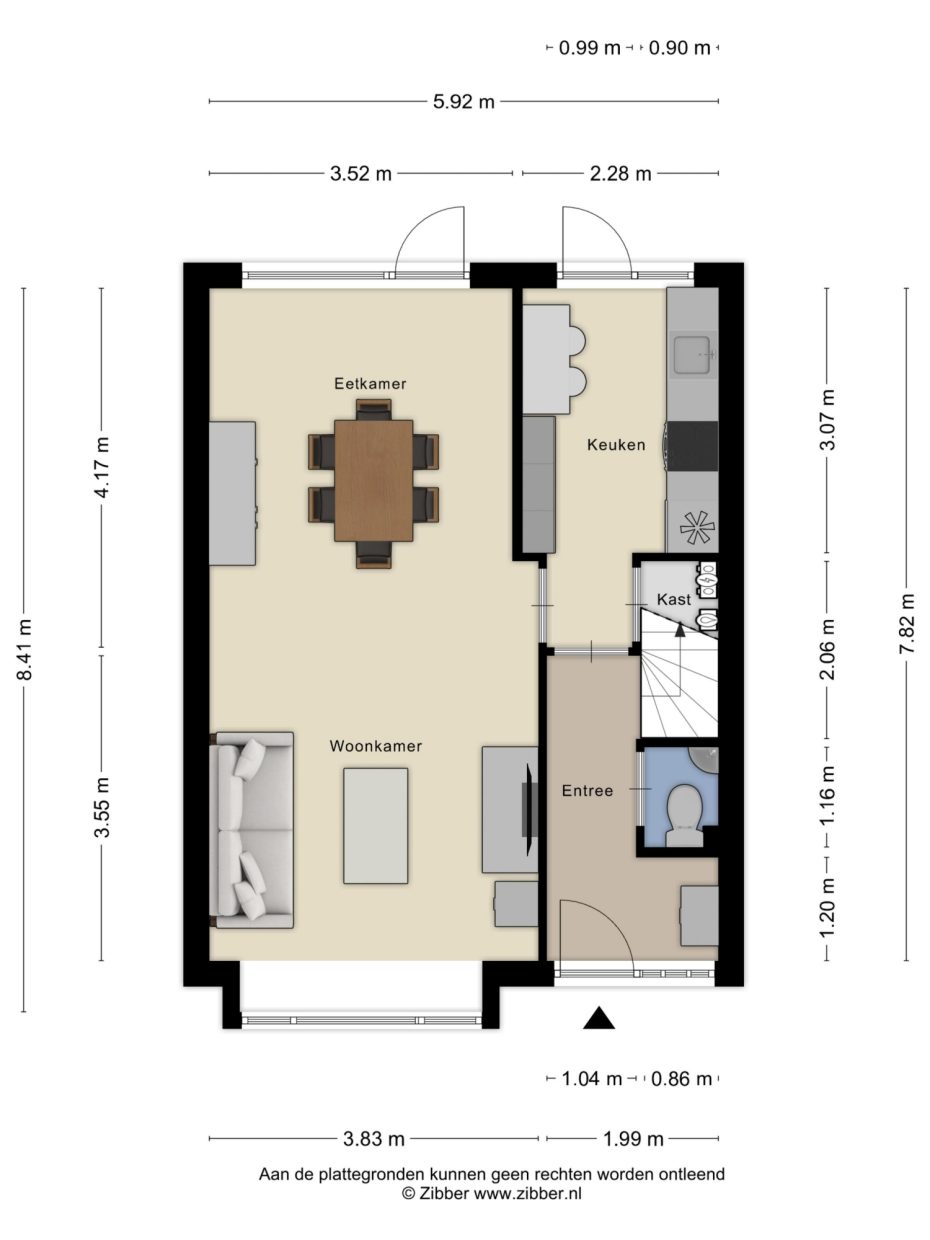 Heeghtakker 9 plattegrond