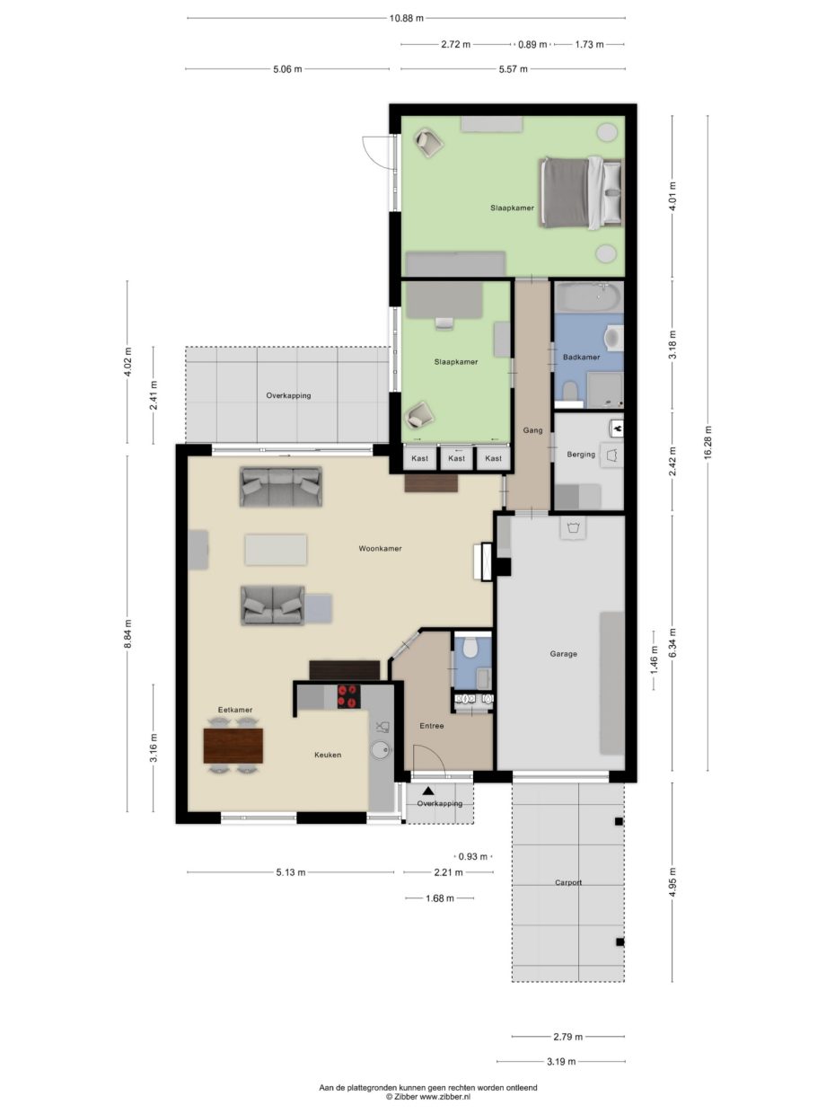 Turkoois 4 plattegrond