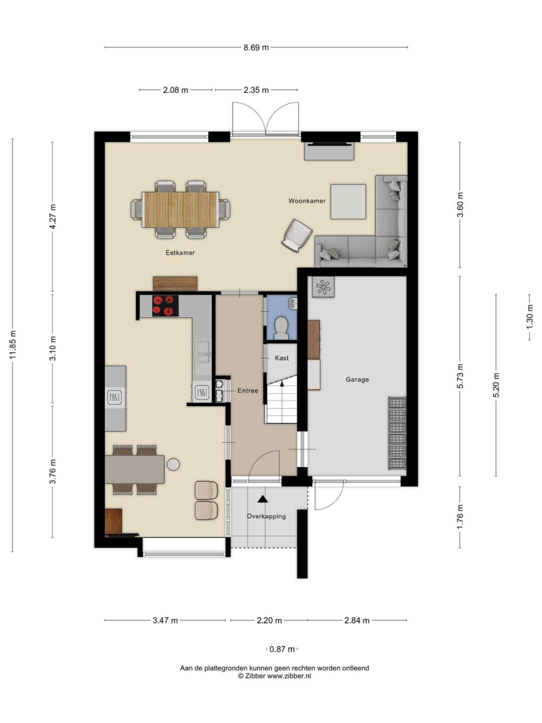 Ofenpas 1 plattegrond