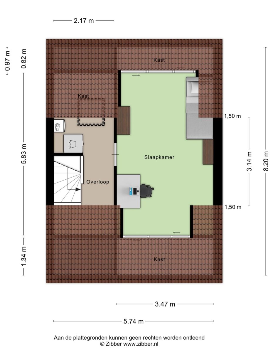 Waterpoort 41 plattegrond 3