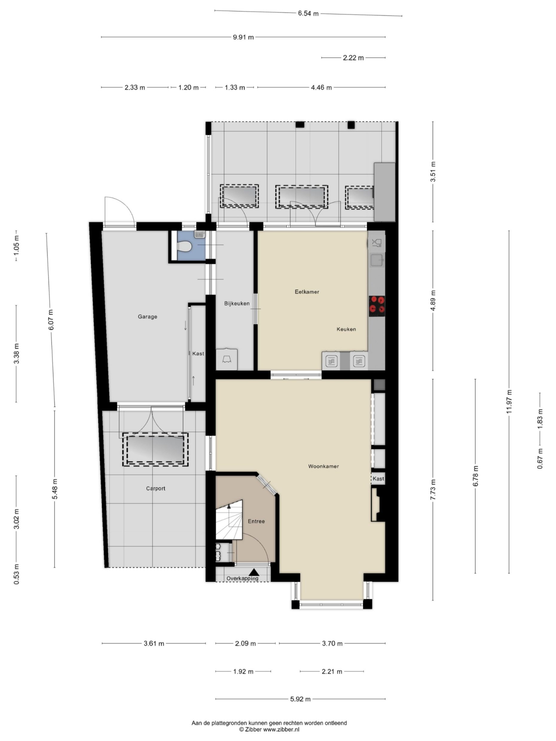 Waterlelie 5 plattegrond