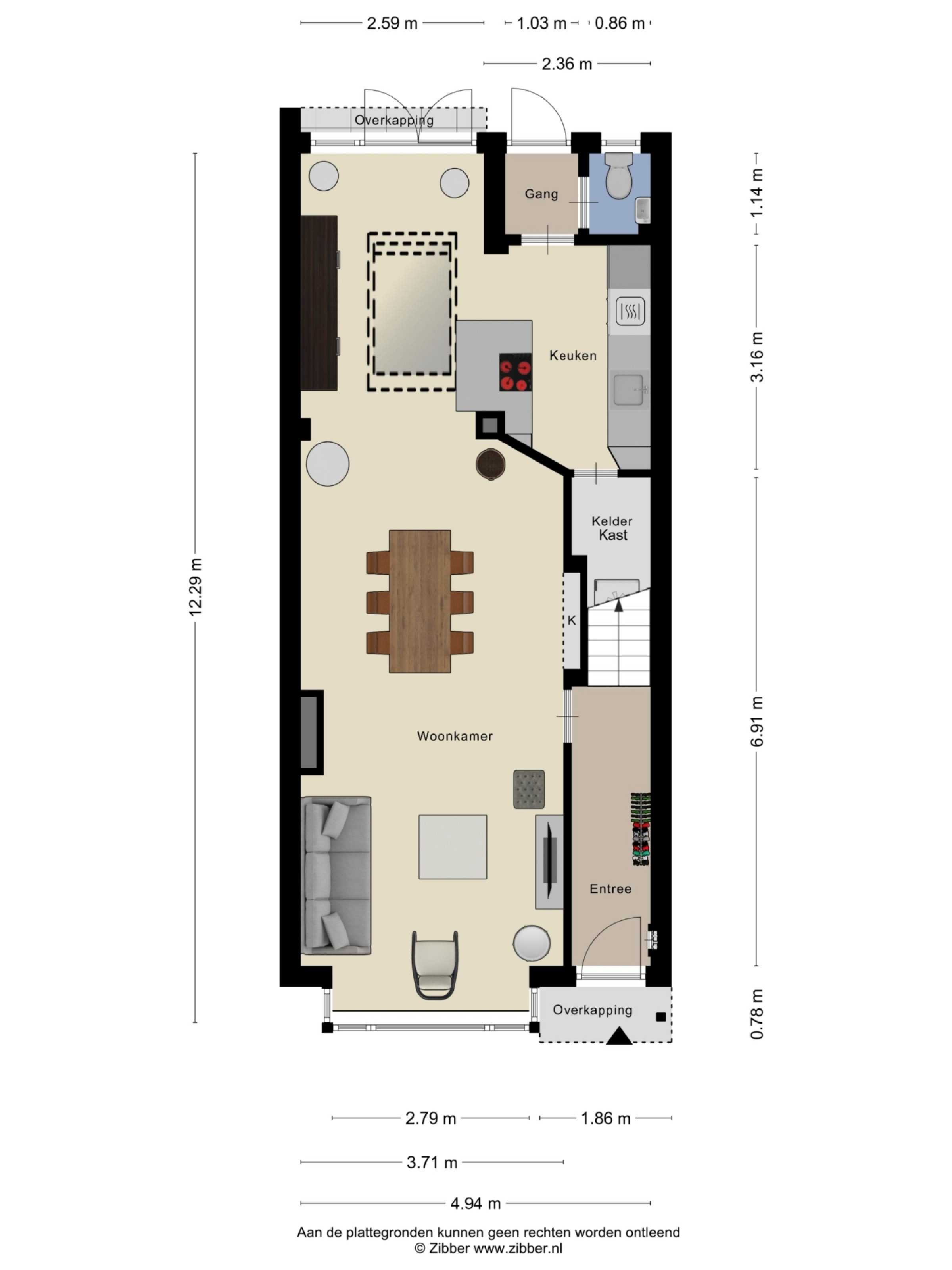 Alard du Hamelstraat 24 plattegrond