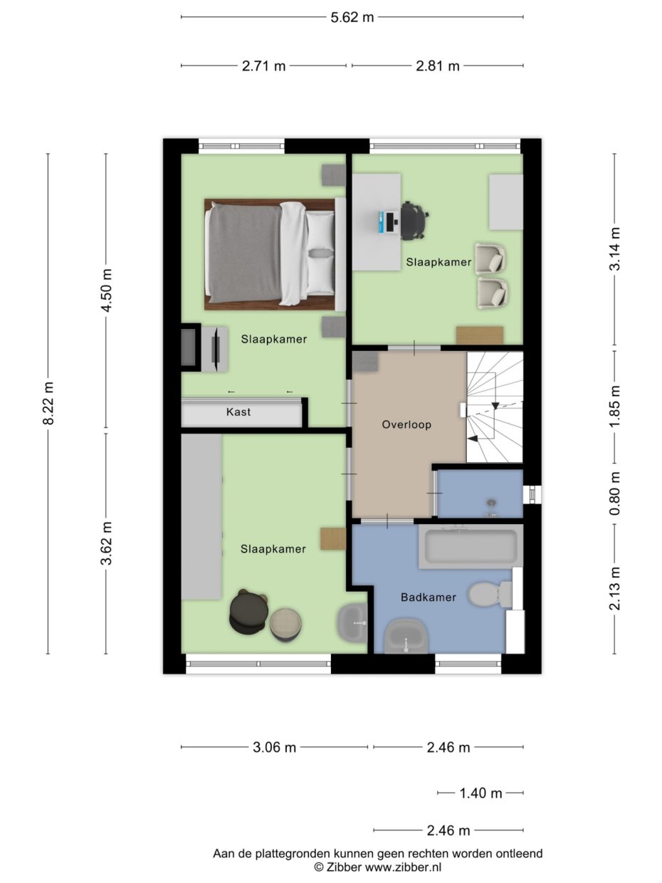 De Twijnder 8 plattegrond 2