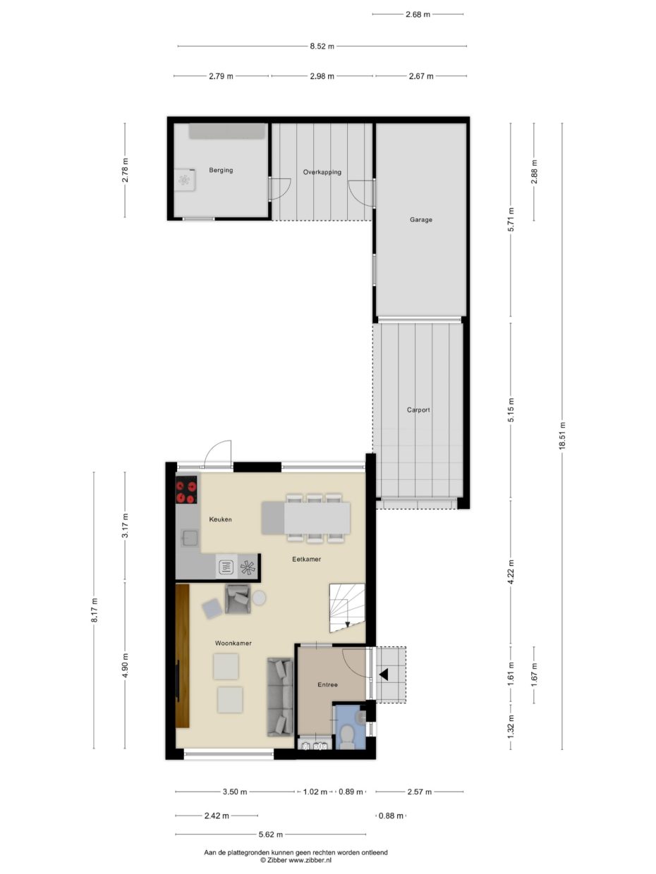 De Twijnder 8 plattegrond