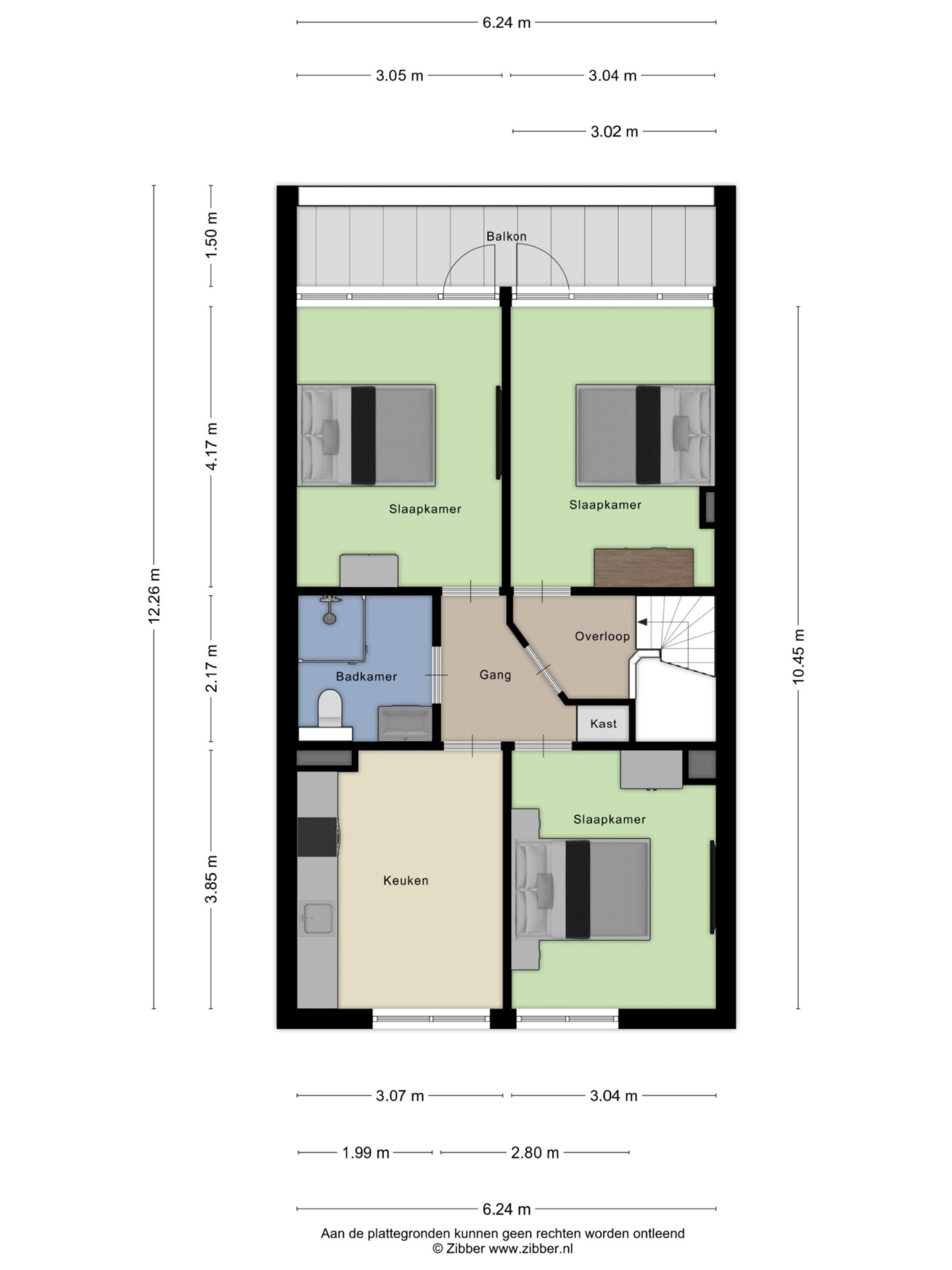 Clervauxlaan 5 plattegrond 3
