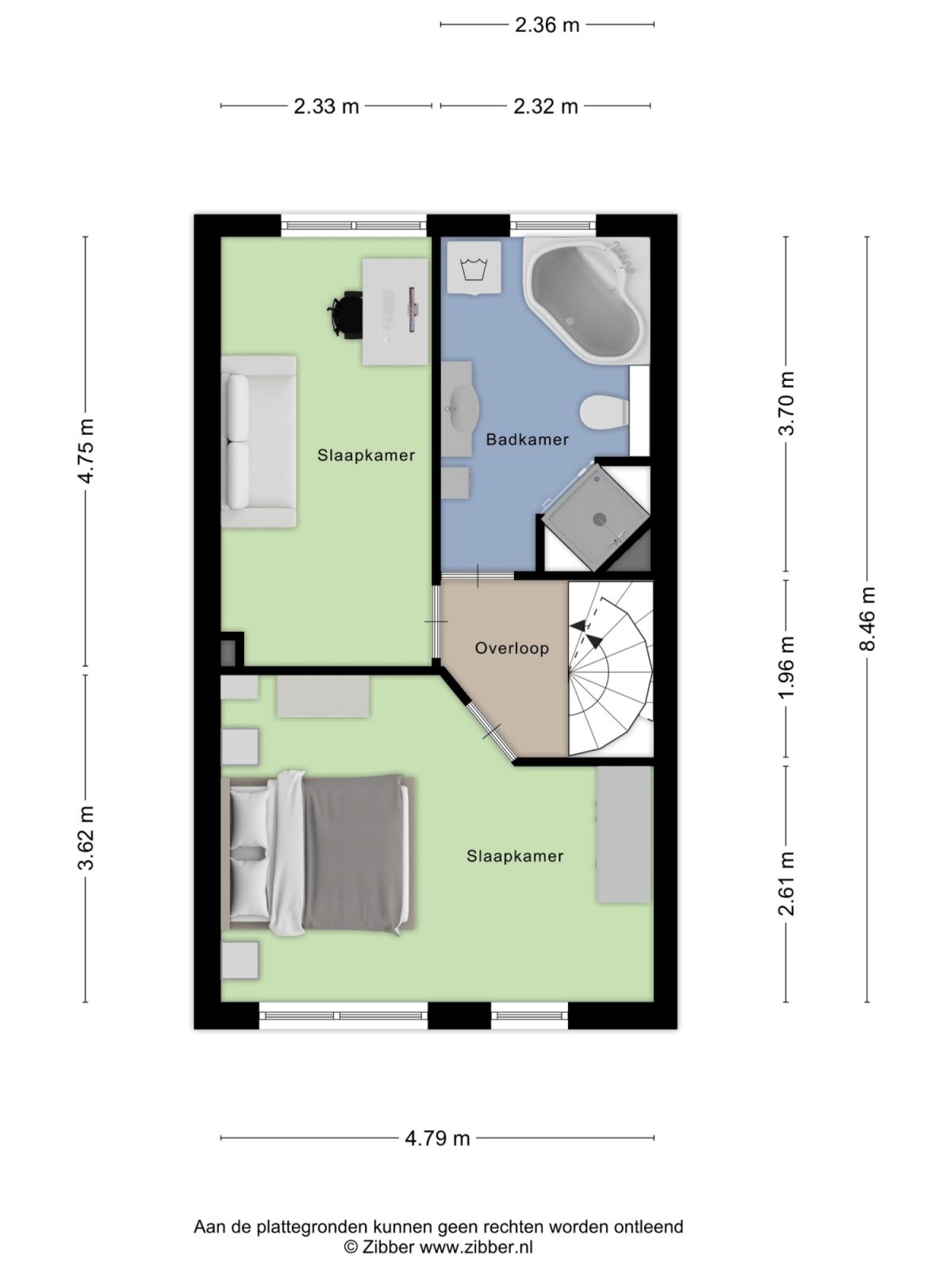 Zevenbergenstraat 5 plattegrond 3