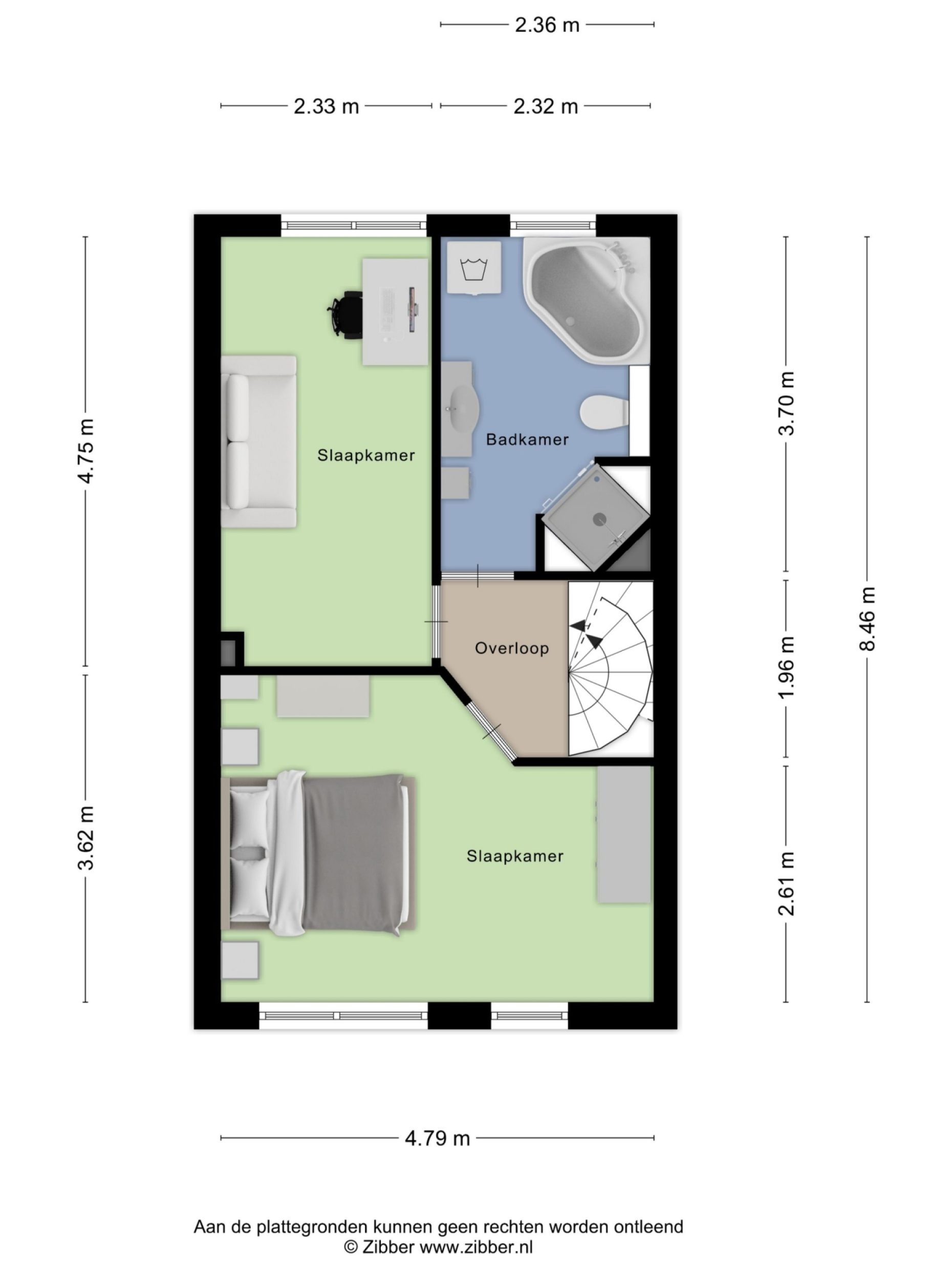 Zevenbergenstraat 5 plattegrond 3