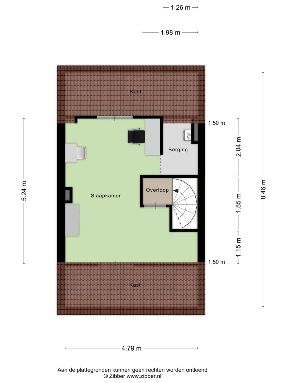 Zevenbergenstraat 5 plattegrond 4