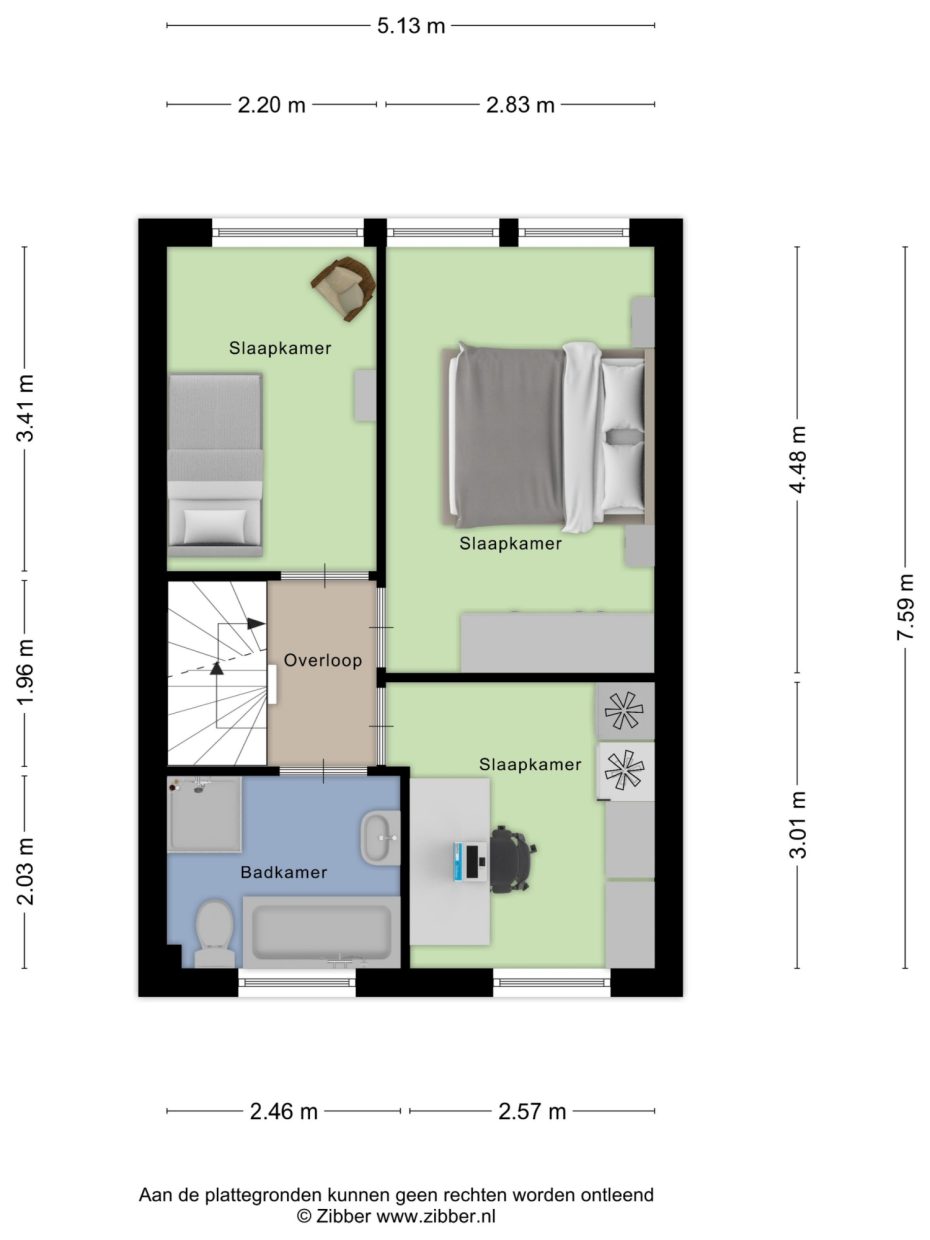 Assepoester 15 plattegrond 3