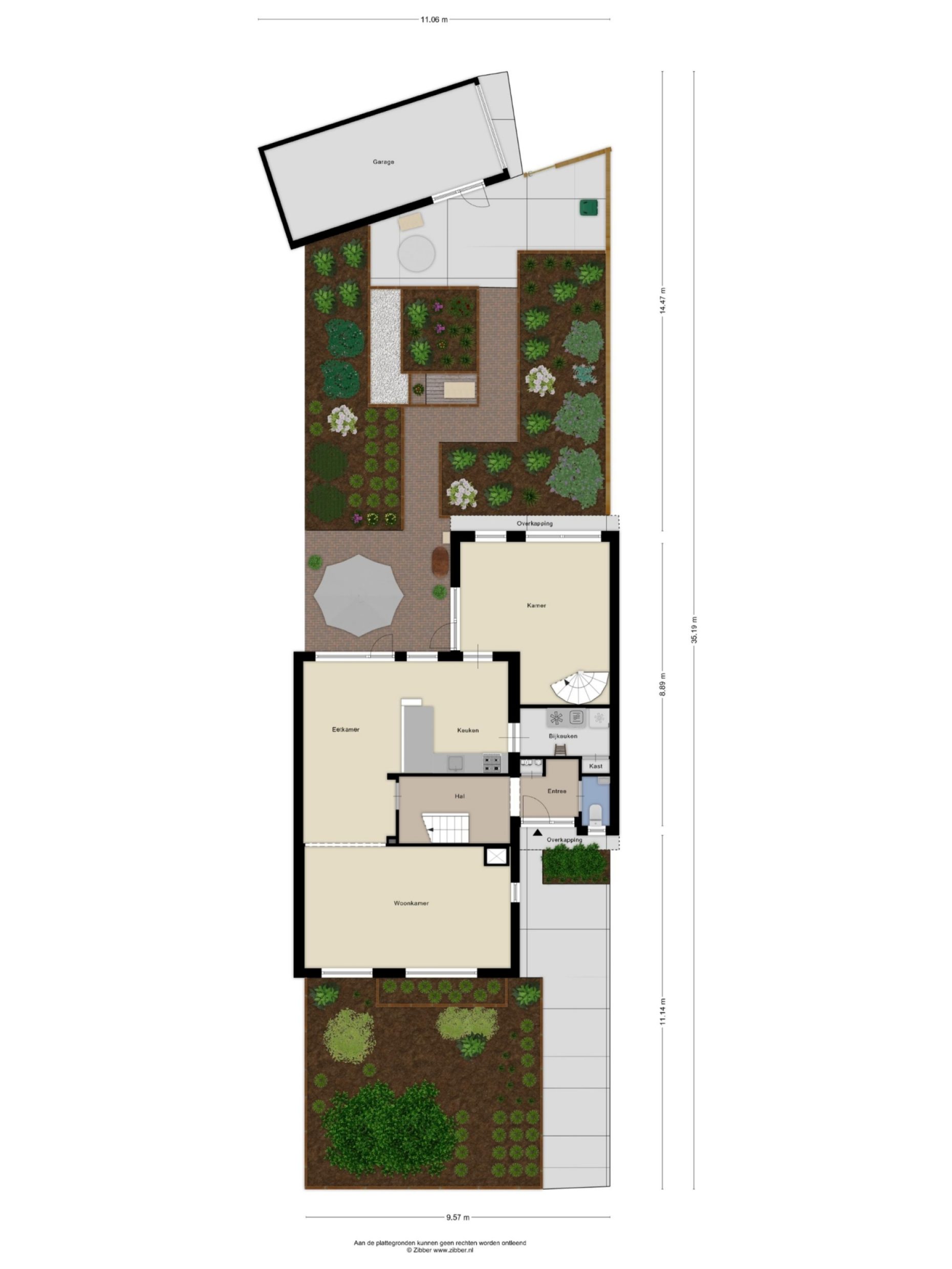 Begijnstraat 16 plattegrond