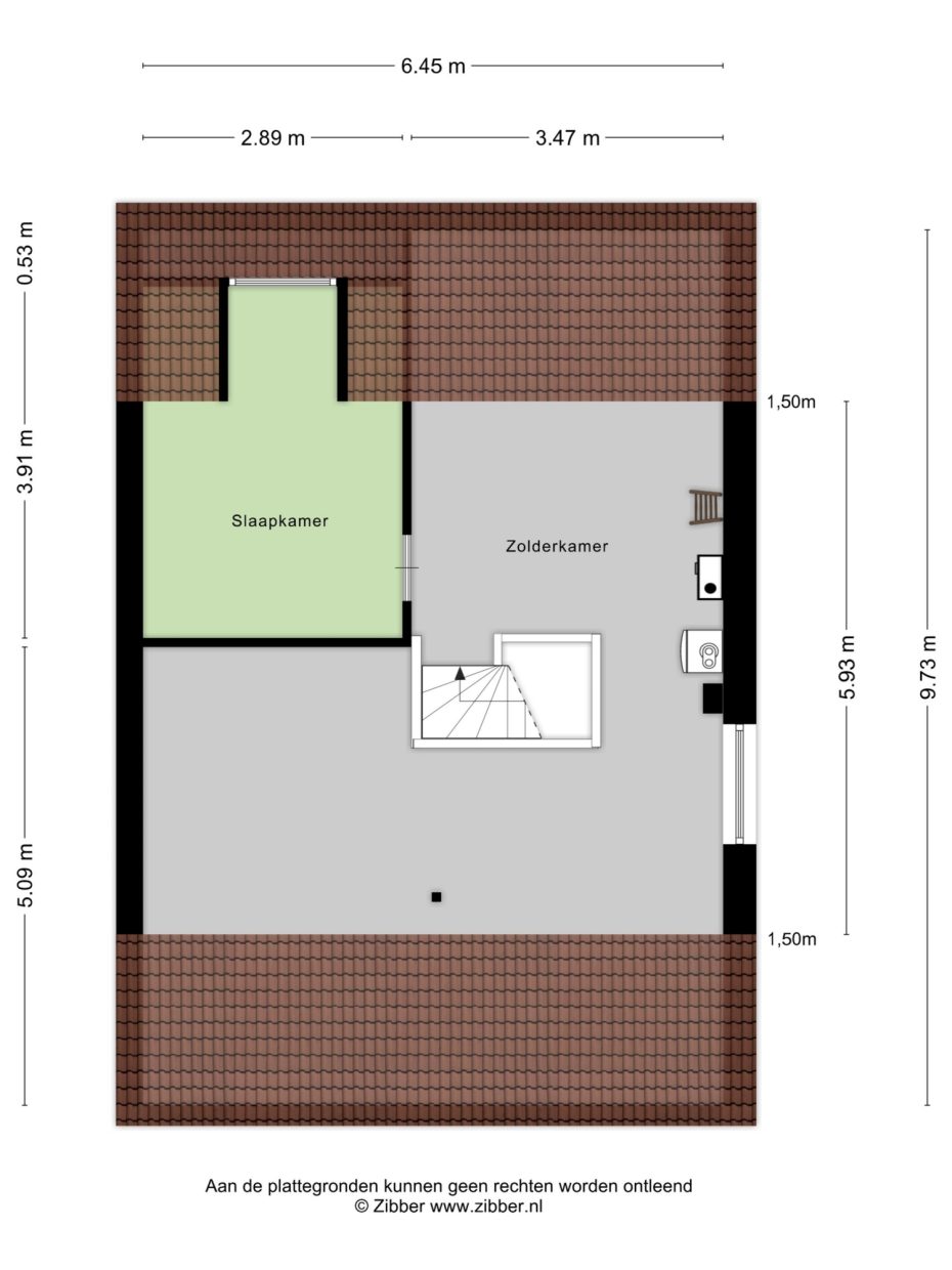 Begijnstraat 16 plattegrond 5