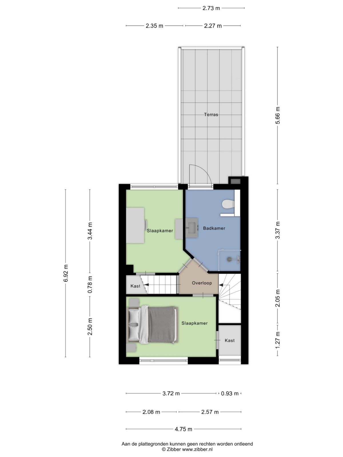 Pioenroosstraat 10 plattegrond 2