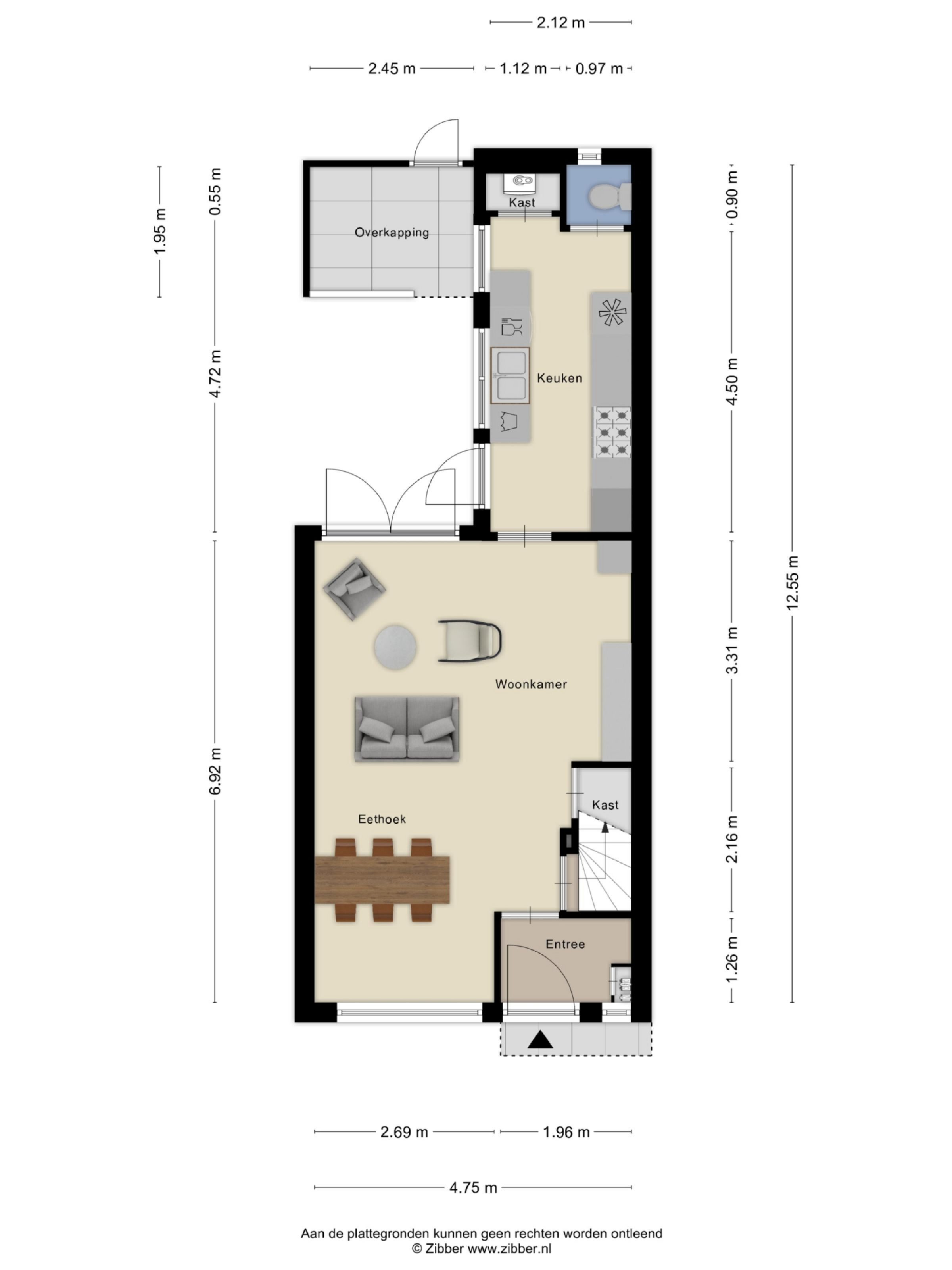 Pioenroosstraat 10 plattegrond