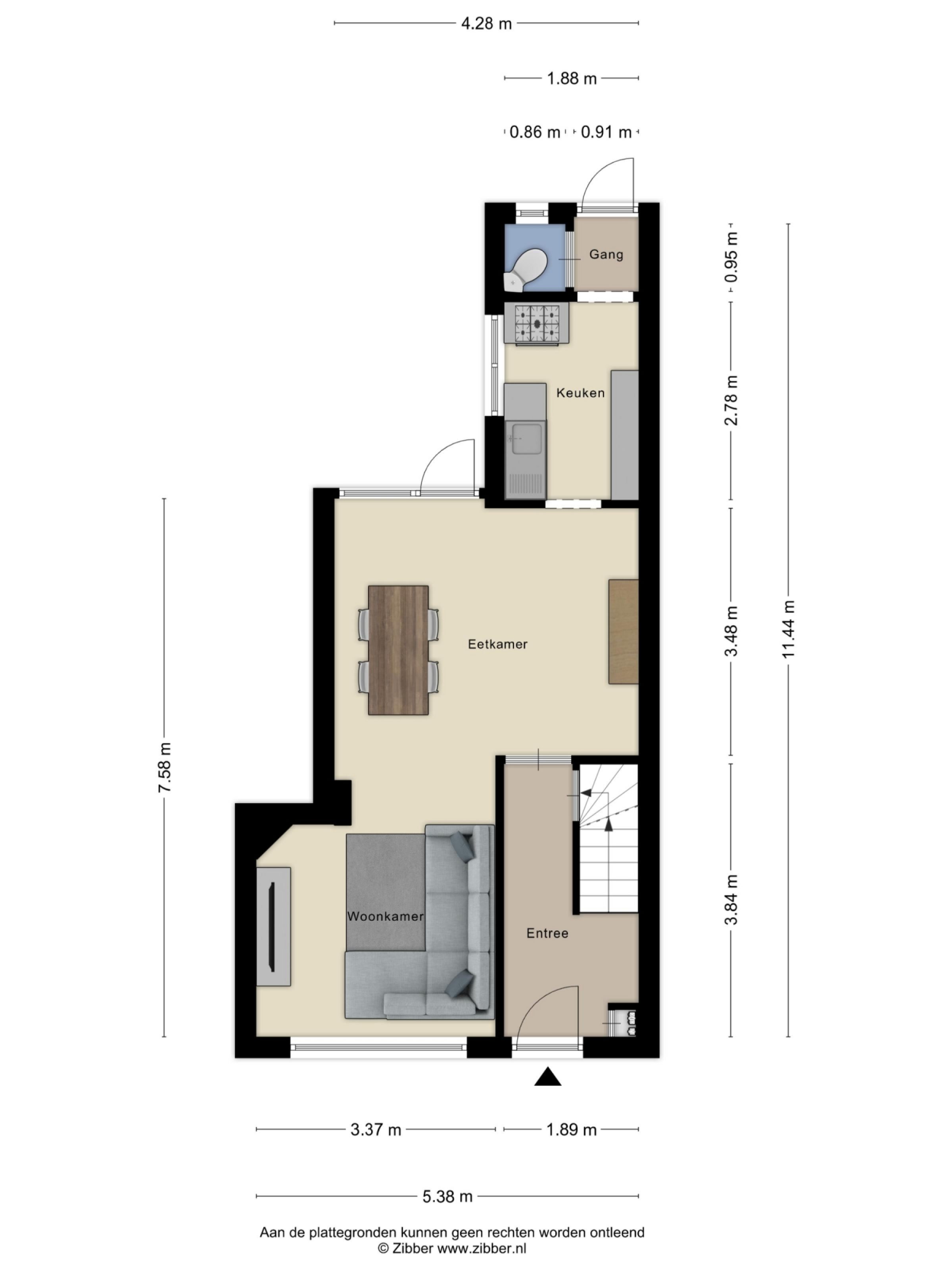 Botstraat 5 plattegrond